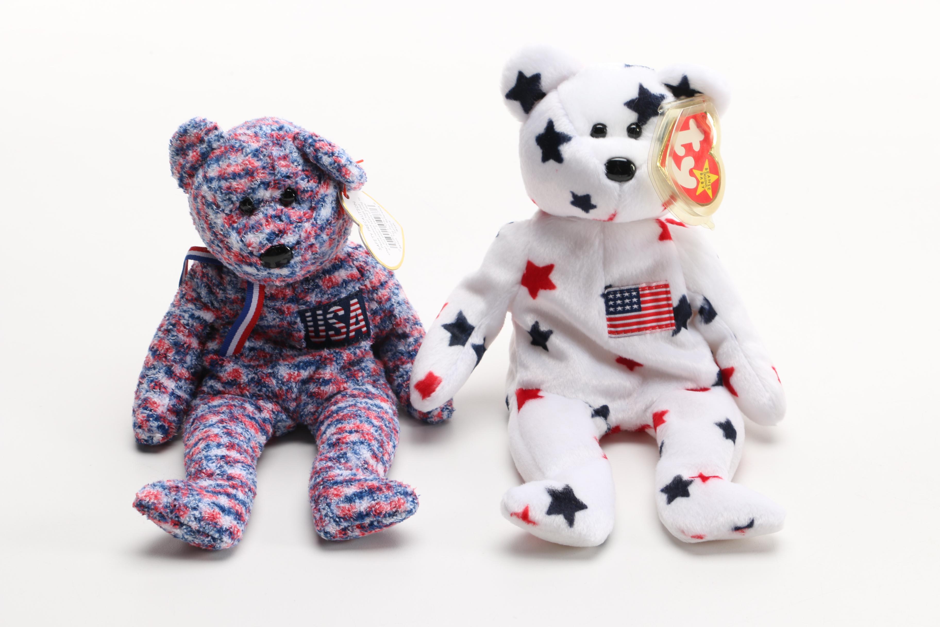 American-Themed Ty Beanie Babies