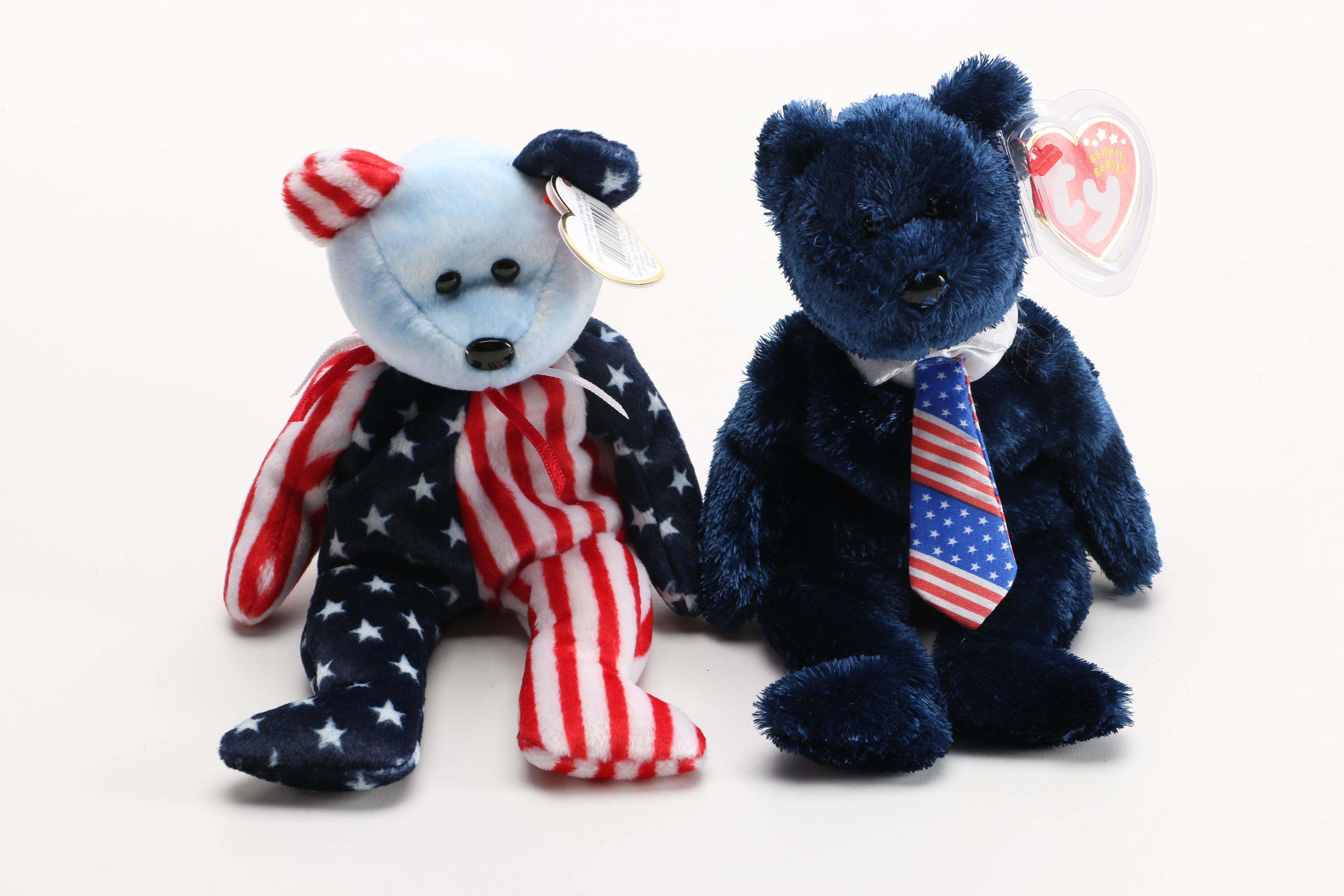 American-Themed Ty Beanie Babies