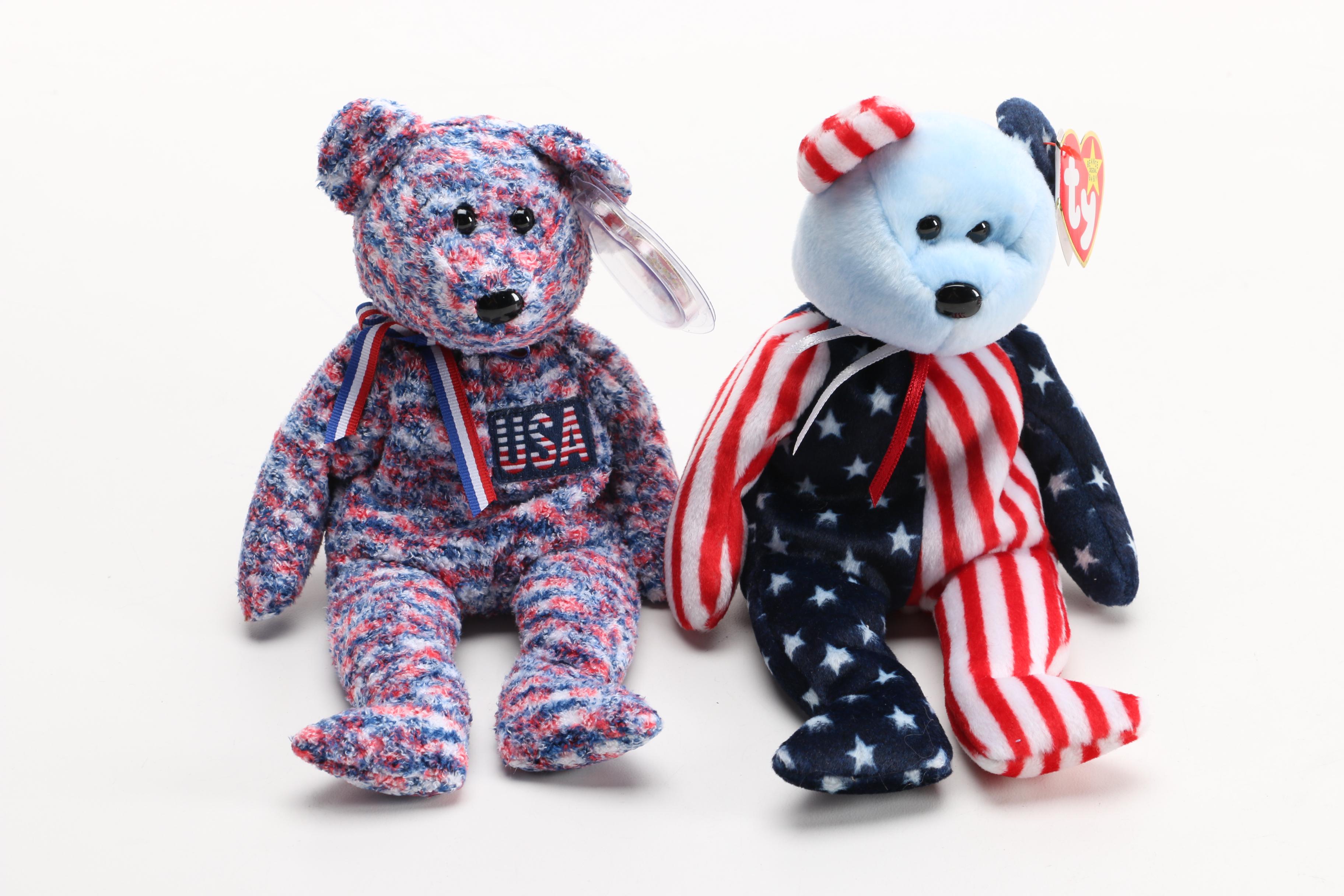 American-Themed Ty Beanie Babies