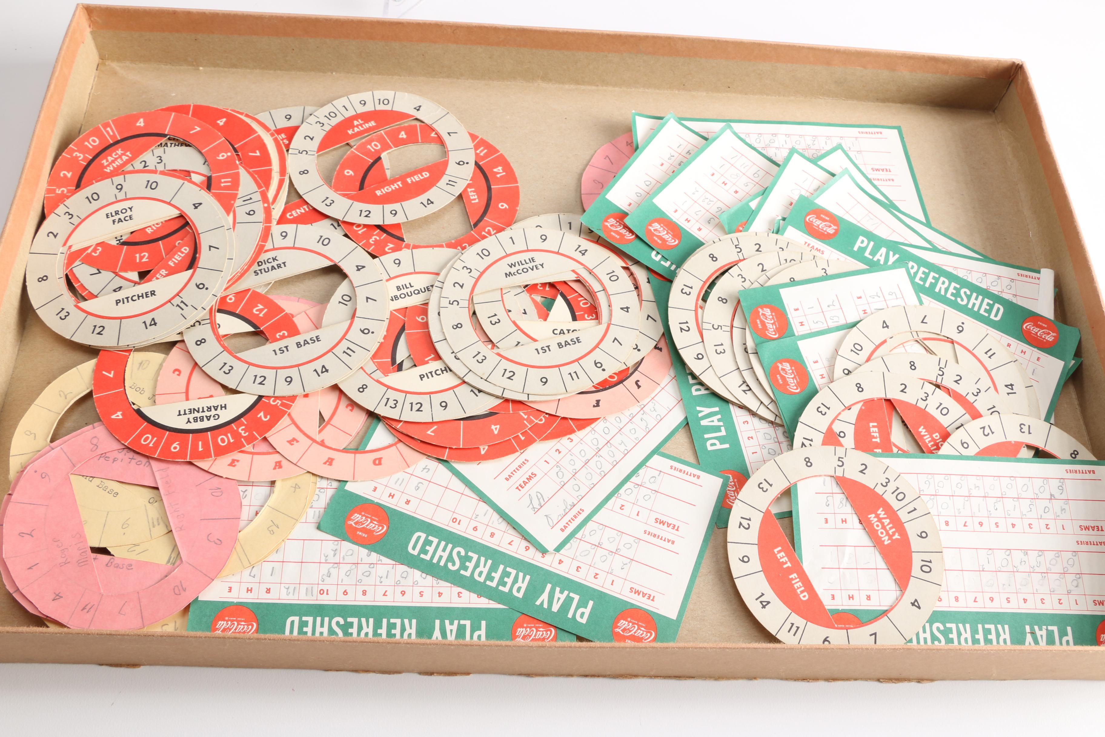 Vintage All-Star Baseball Board Games