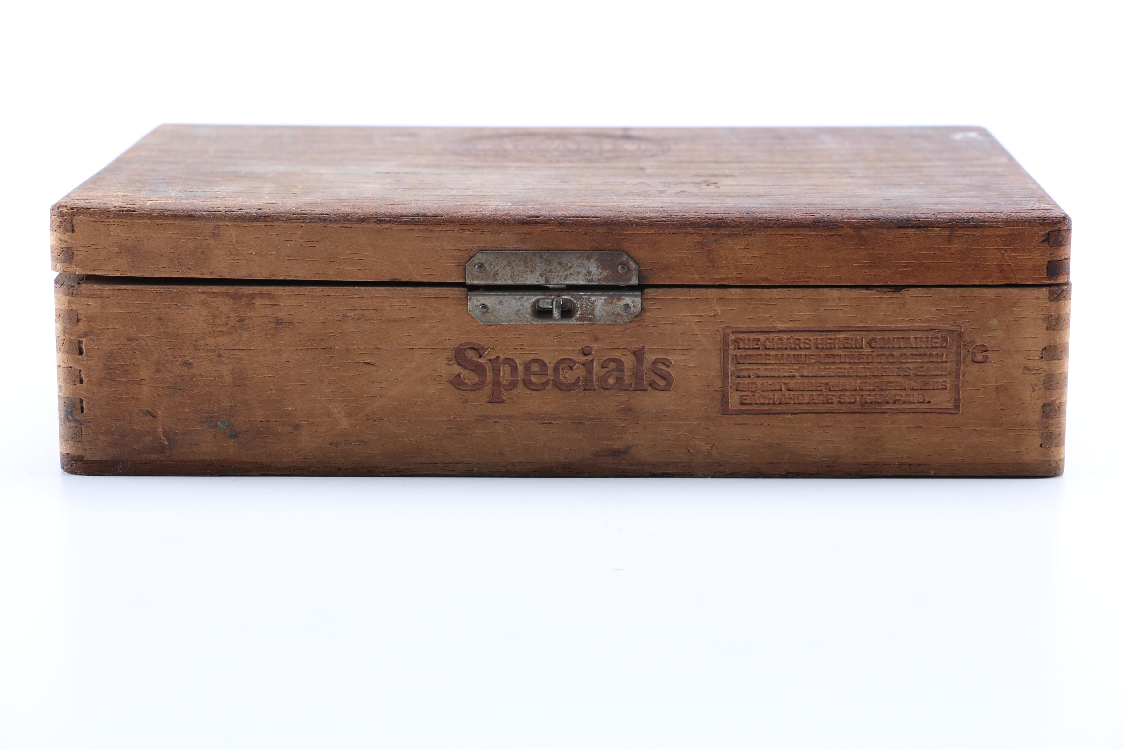 Vintage Cigar Boxes and Keys