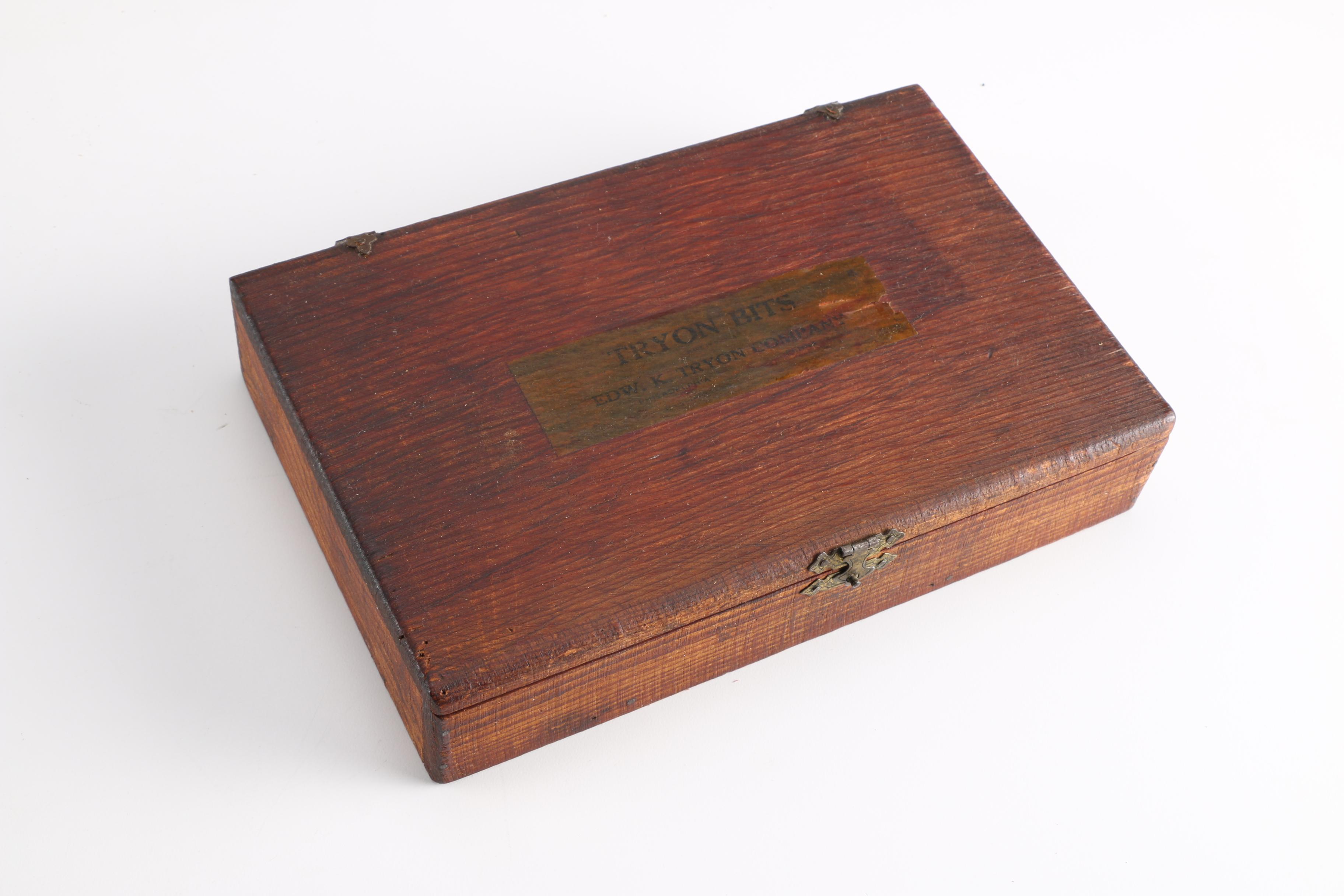 Vintage Drill BIts, Threaded Taps, Boxes, and More