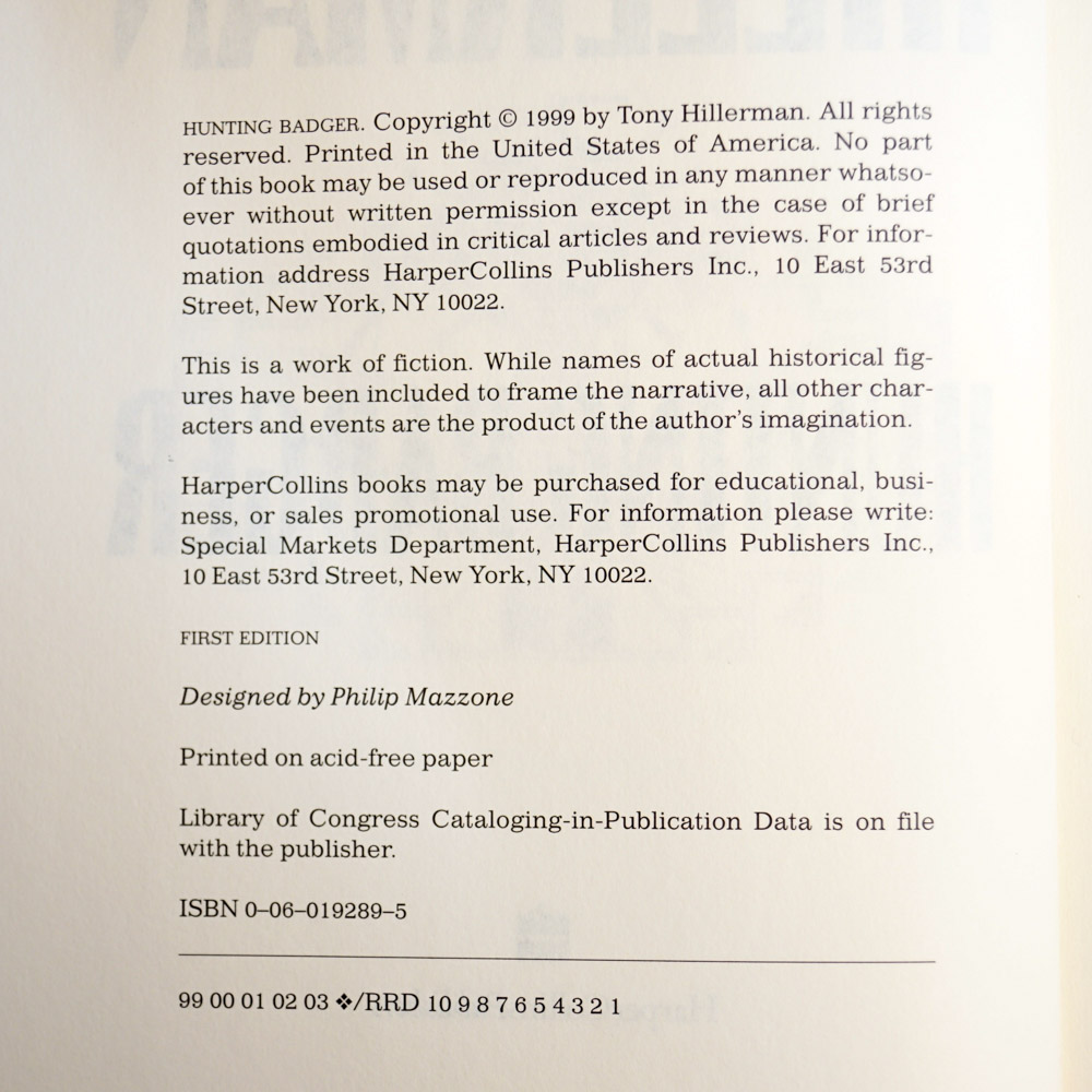 Collection of Tony Hillerman Books