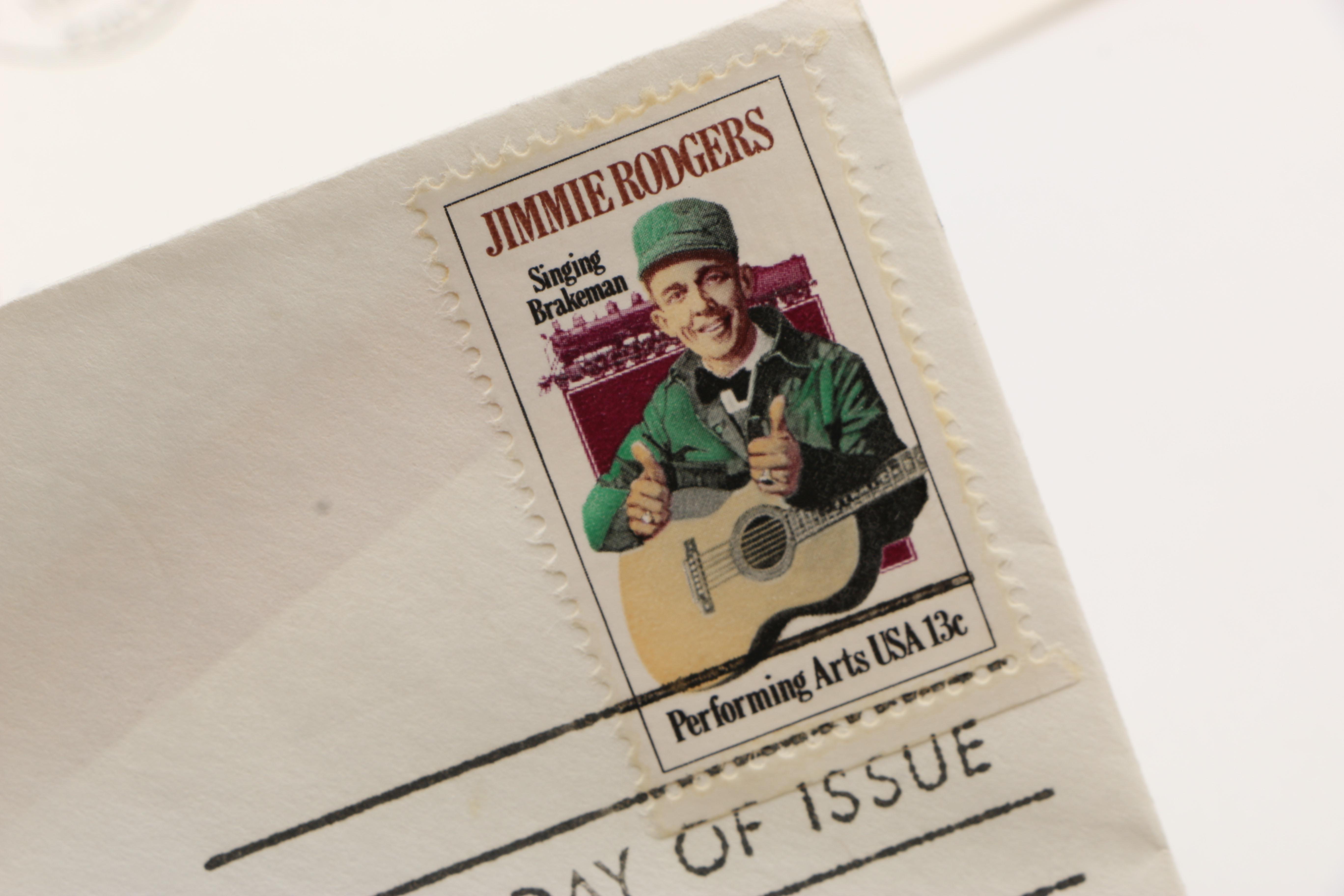 Collection of Stamps on Envelopes