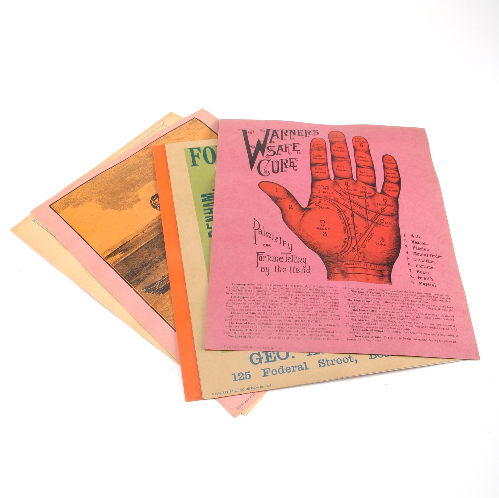 Vintage 1967 "Old Tyme" Trade Posters