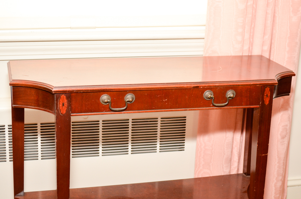 Vintage Federal Style Console Table by Mayflower