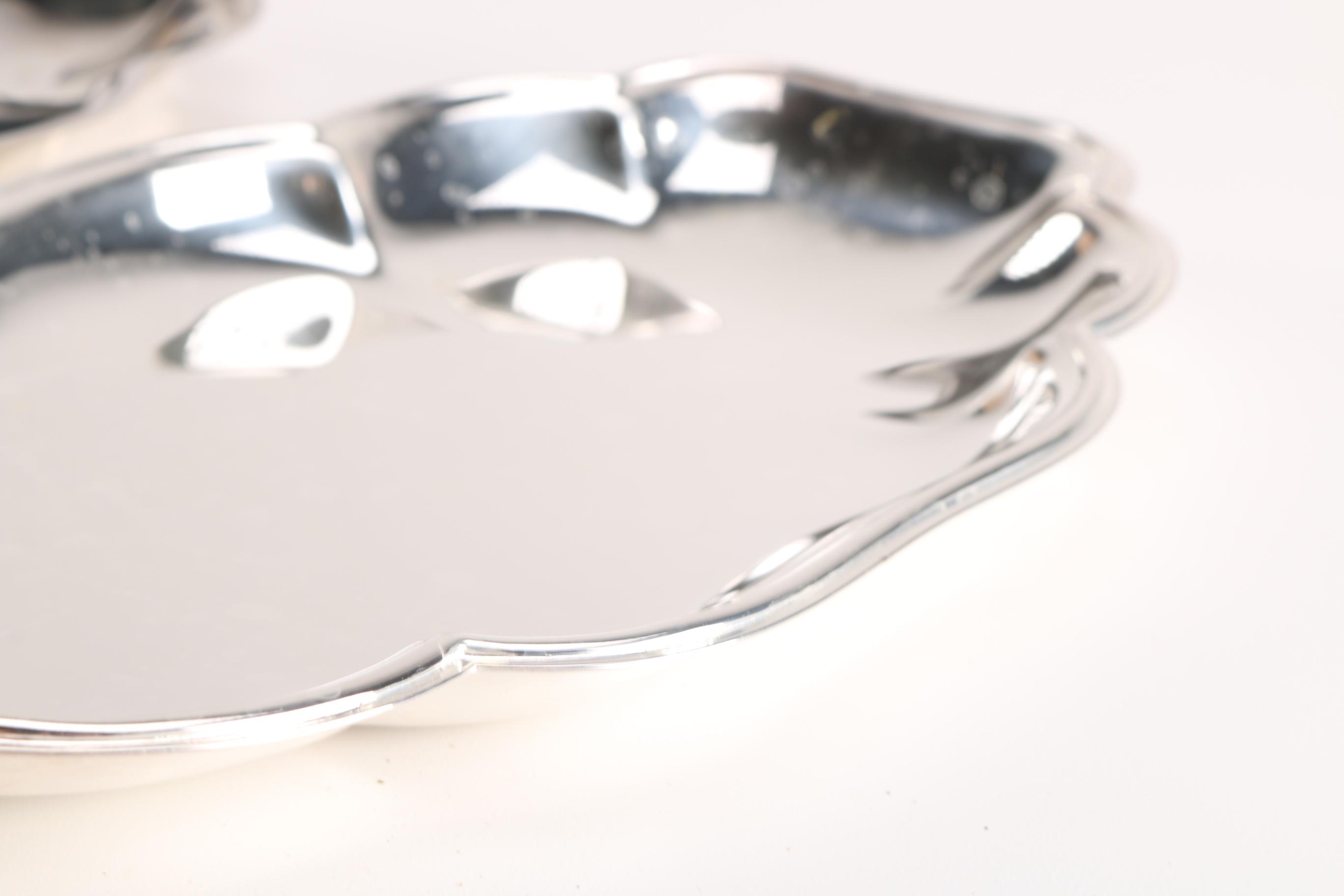 Gorham "Heritage" Silver Plate Serving Trays