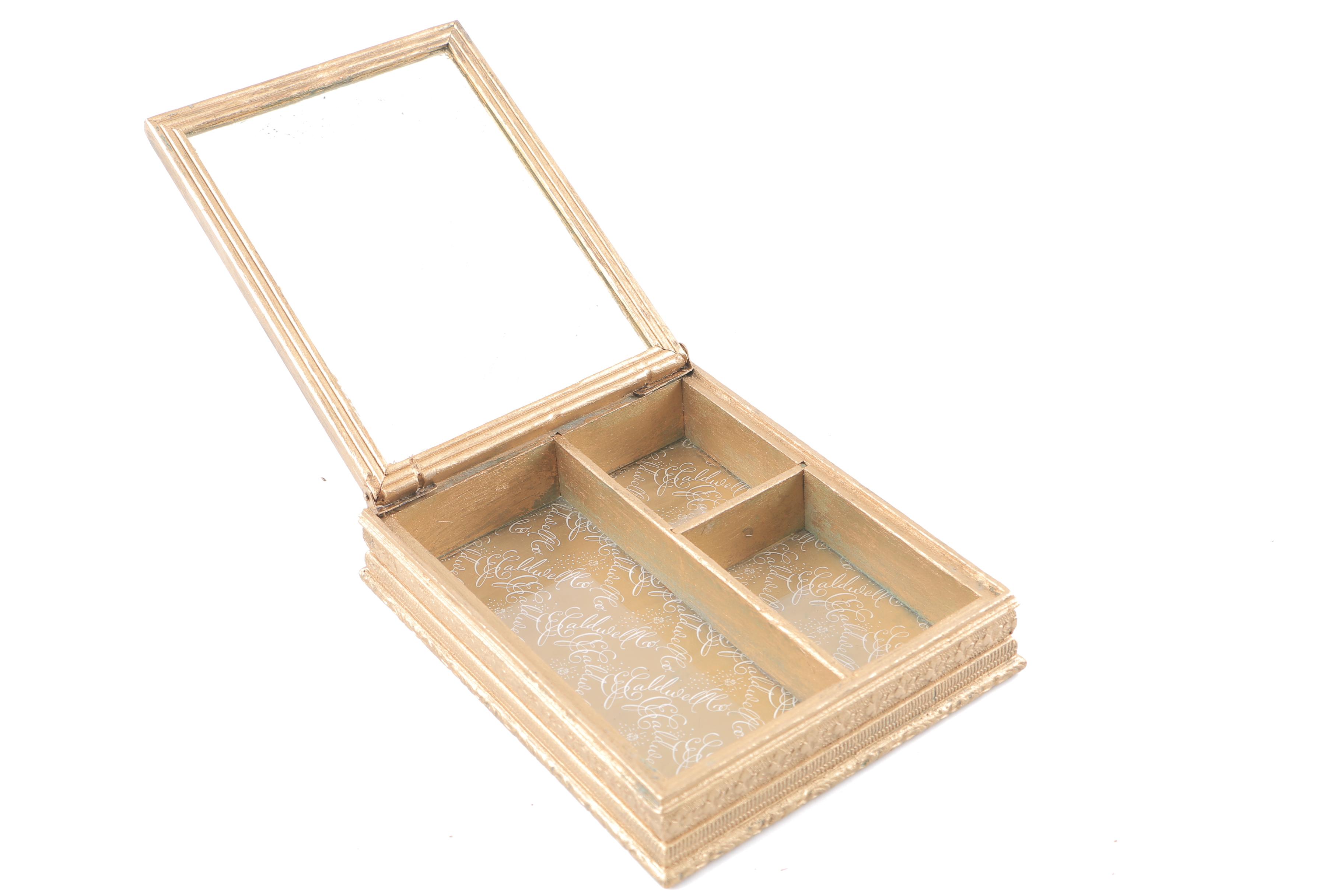 Vintage Jewelry Boxes With Hand-Colored Lithographs