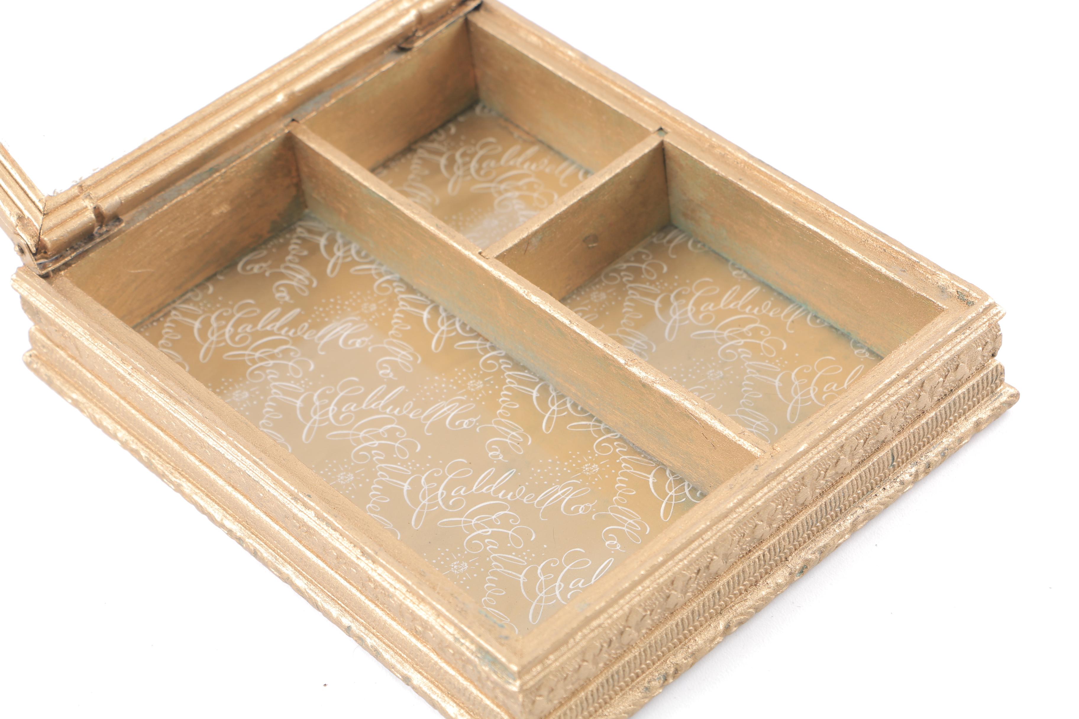 Vintage Jewelry Boxes With Hand-Colored Lithographs