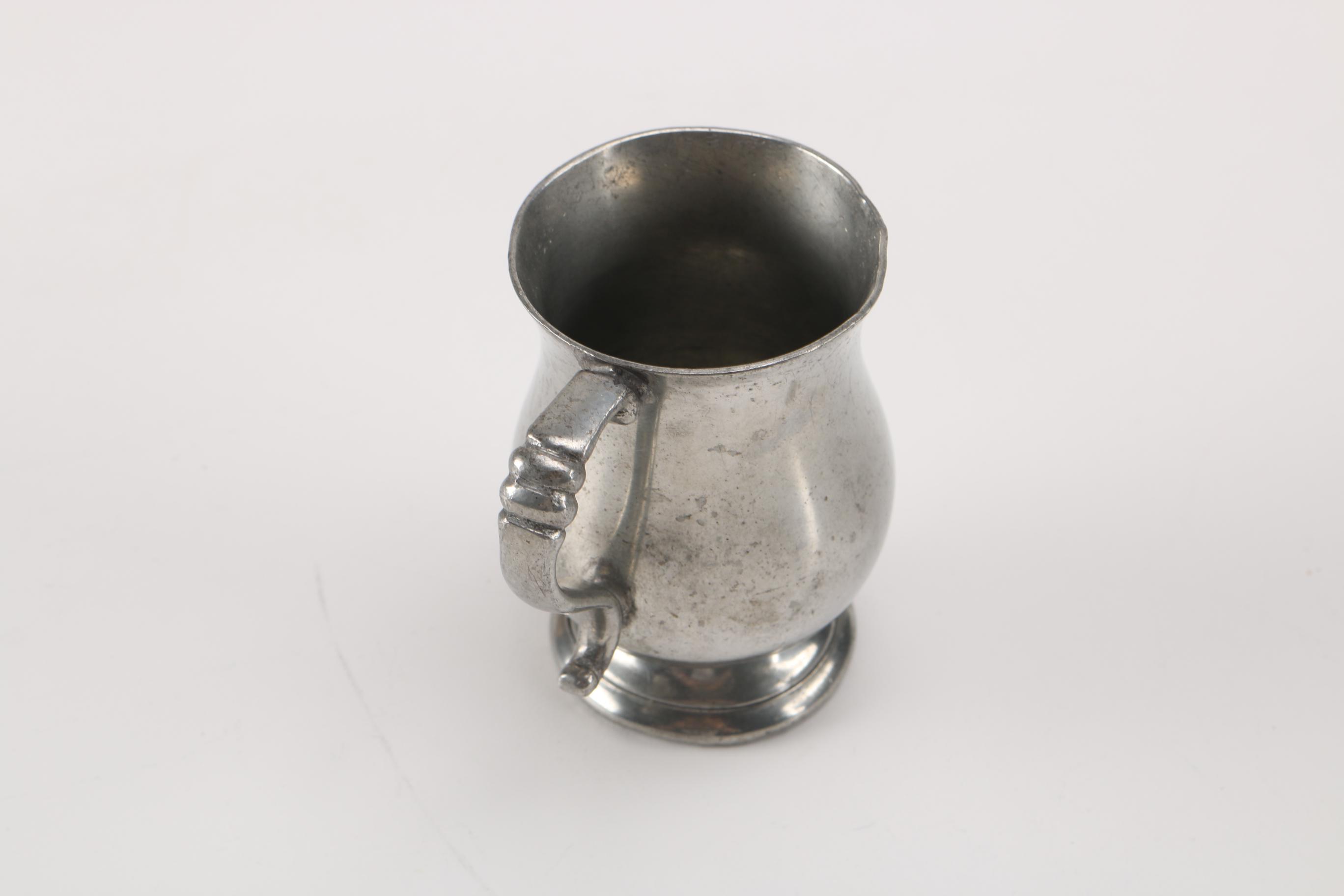 Sheffield English Pewter Footed Mug