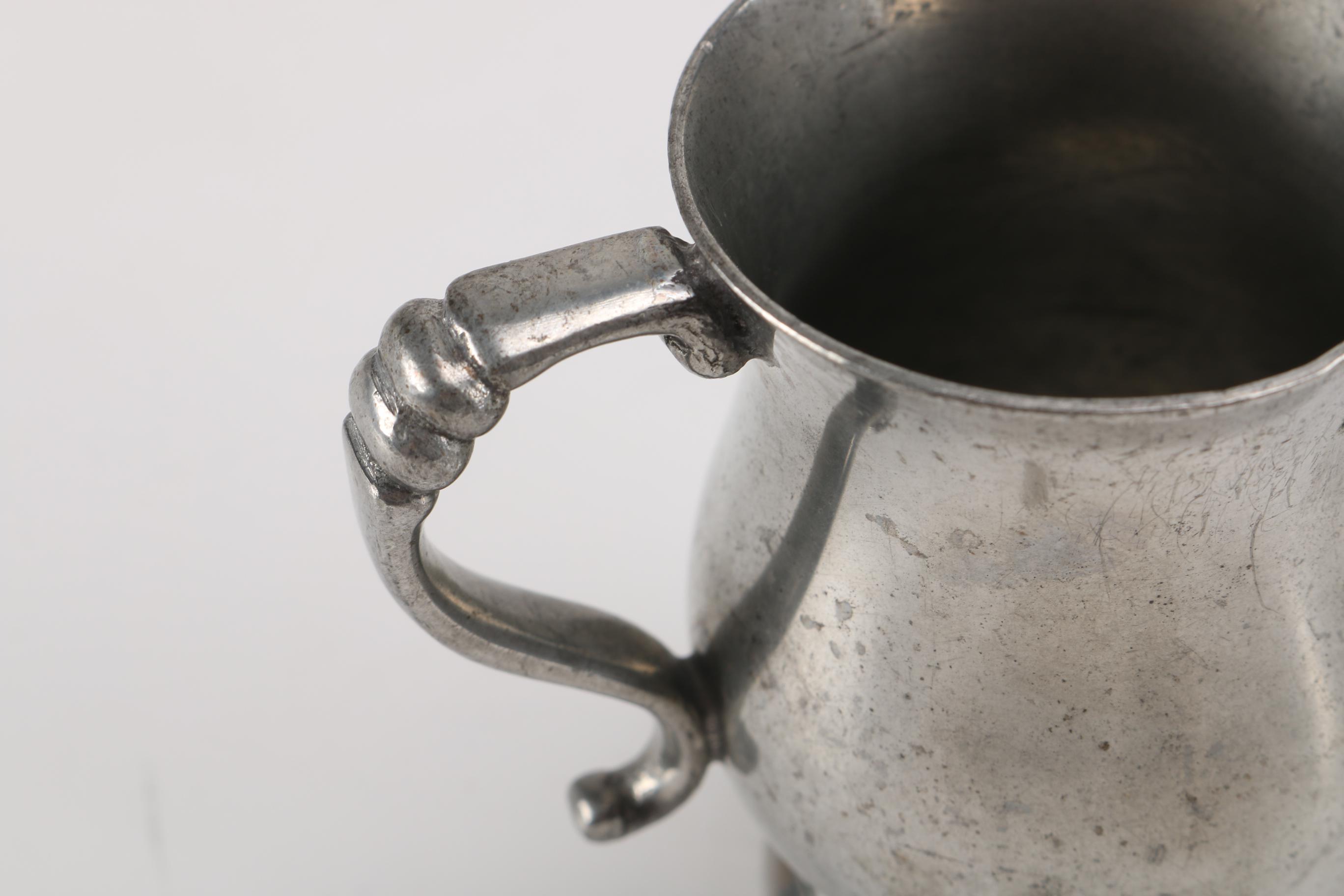 Sheffield English Pewter Footed Mug