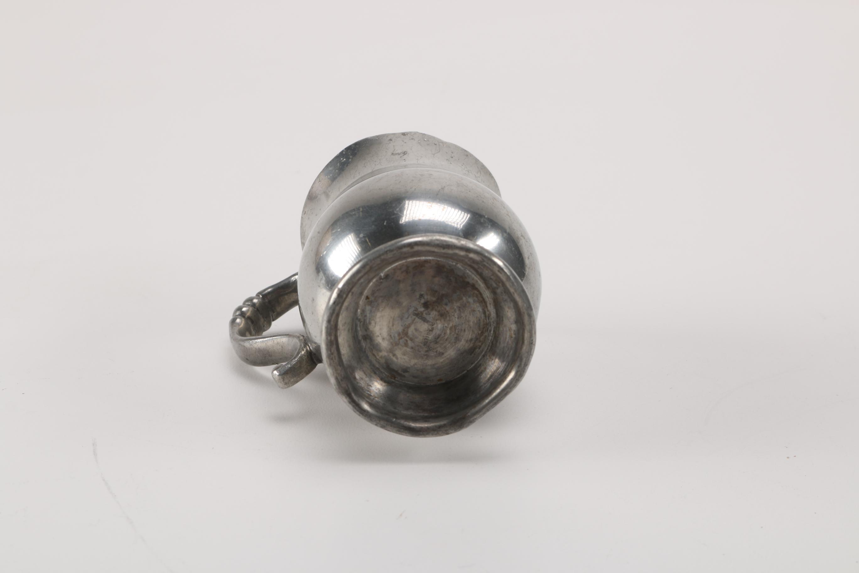 Sheffield English Pewter Footed Mug