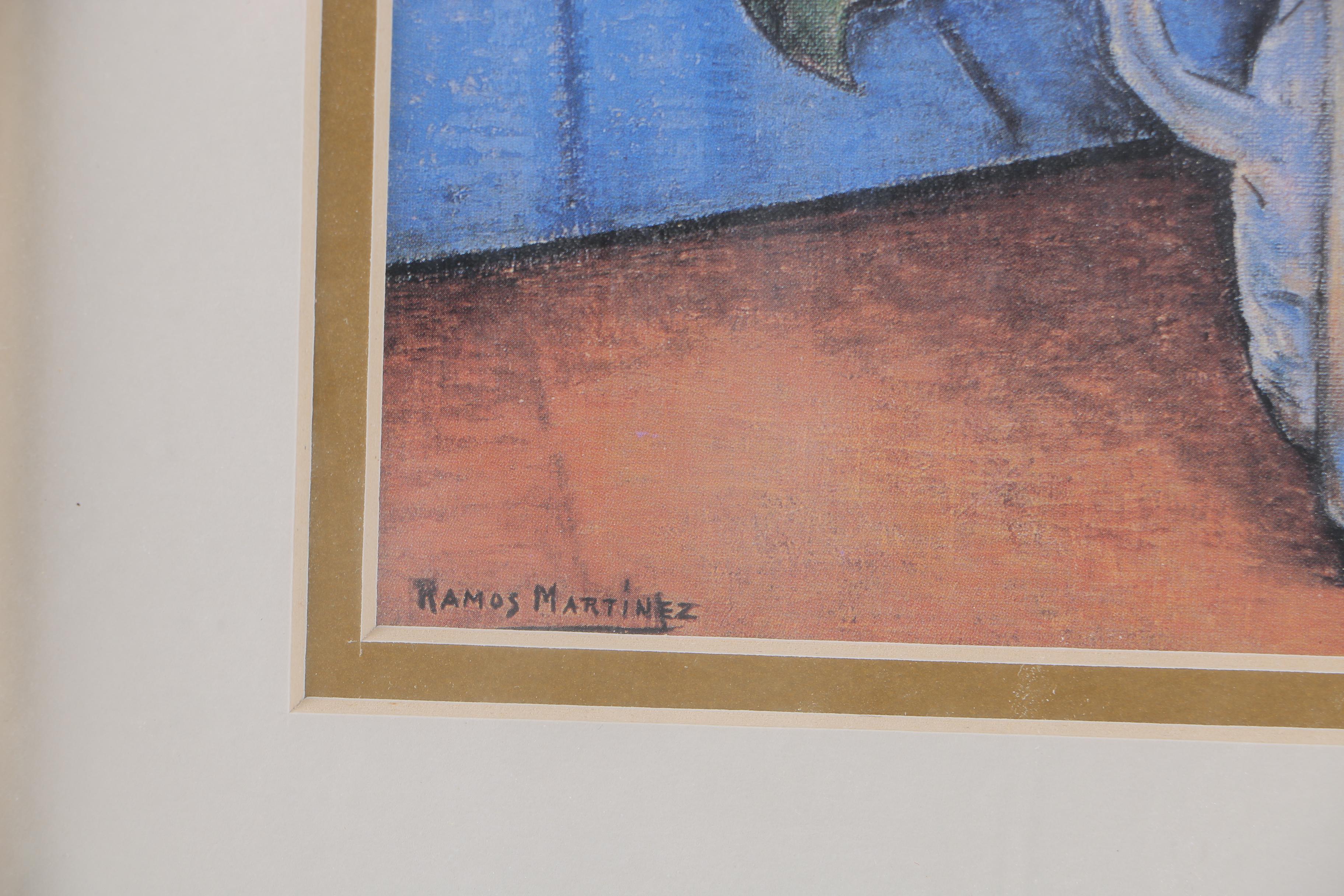 Alfredo Ramos Martinez Offset Lithograph of Calla Lillies