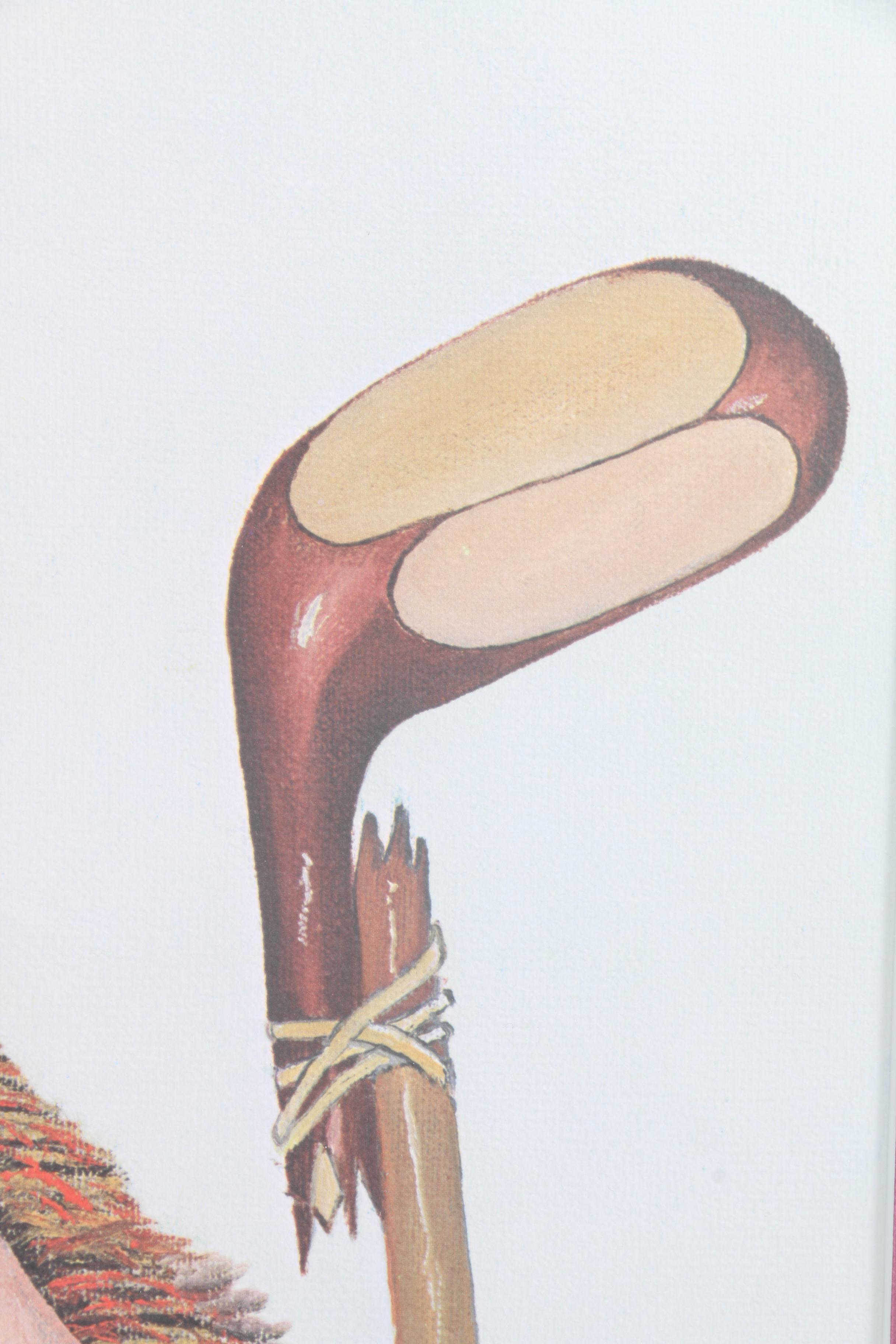 1972 Red Skelton Offset Lithograph "Golf King"