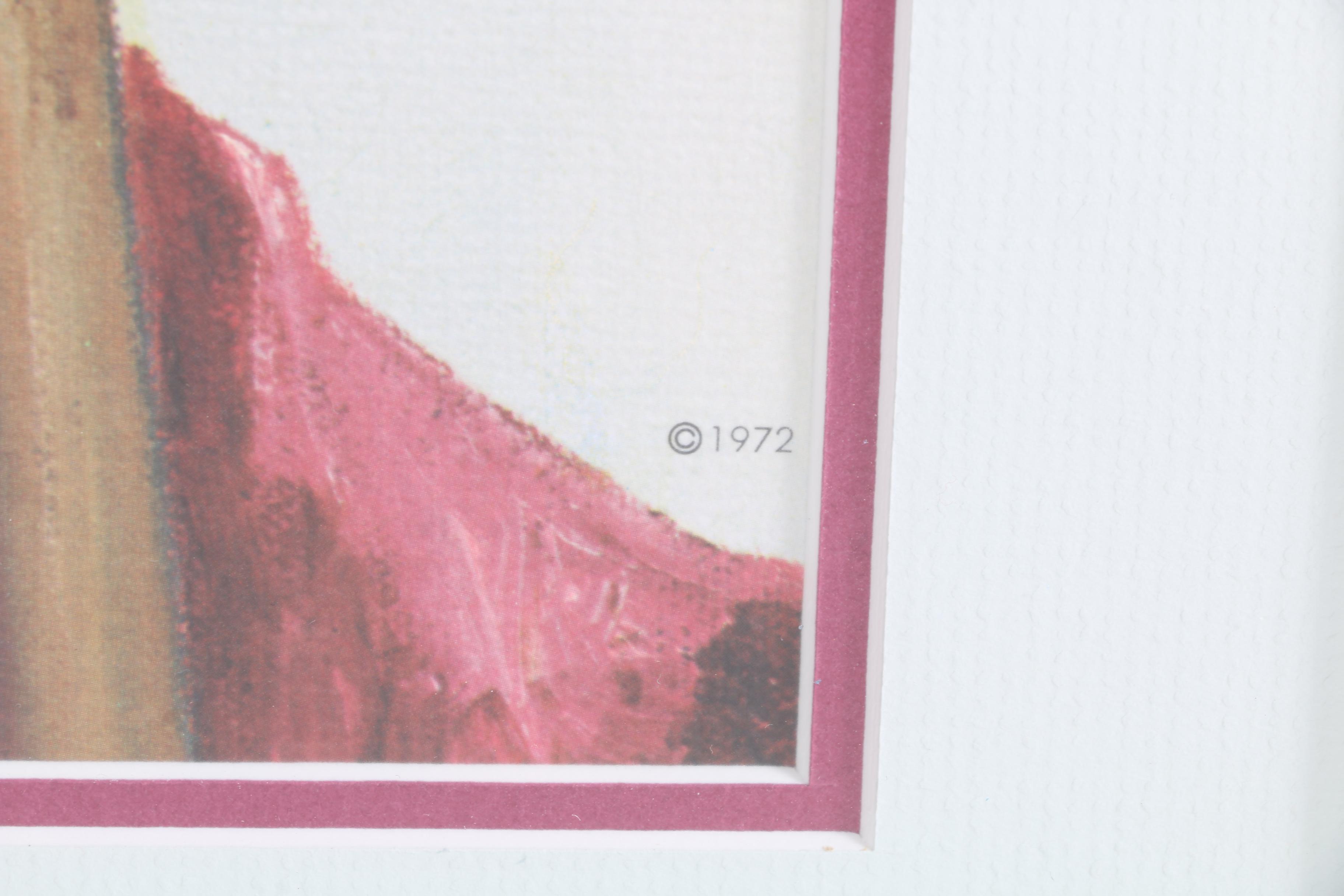 1972 Red Skelton Offset Lithograph "Golf King"