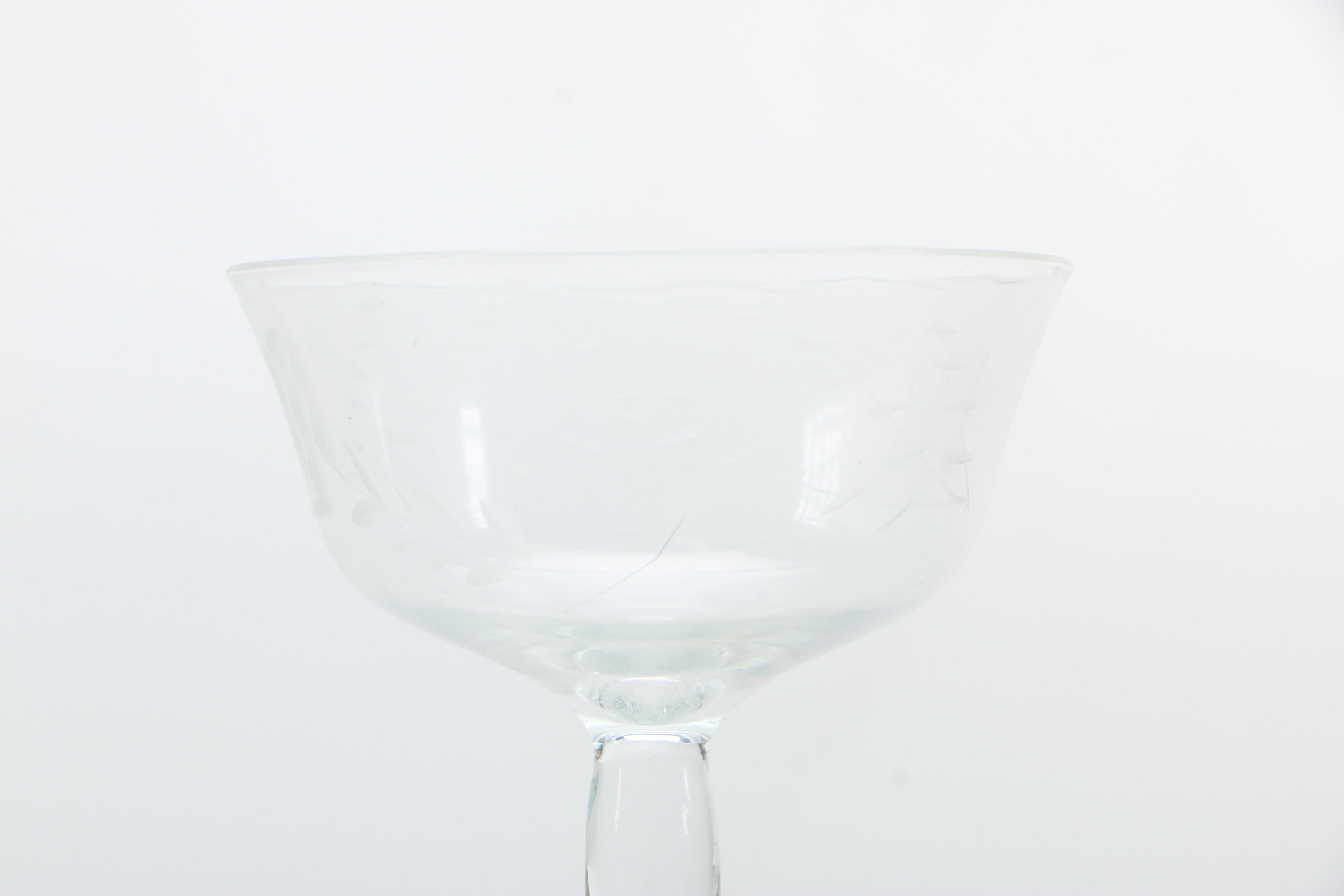 Etched Wine, Cocktail and Iced Tea Glasses