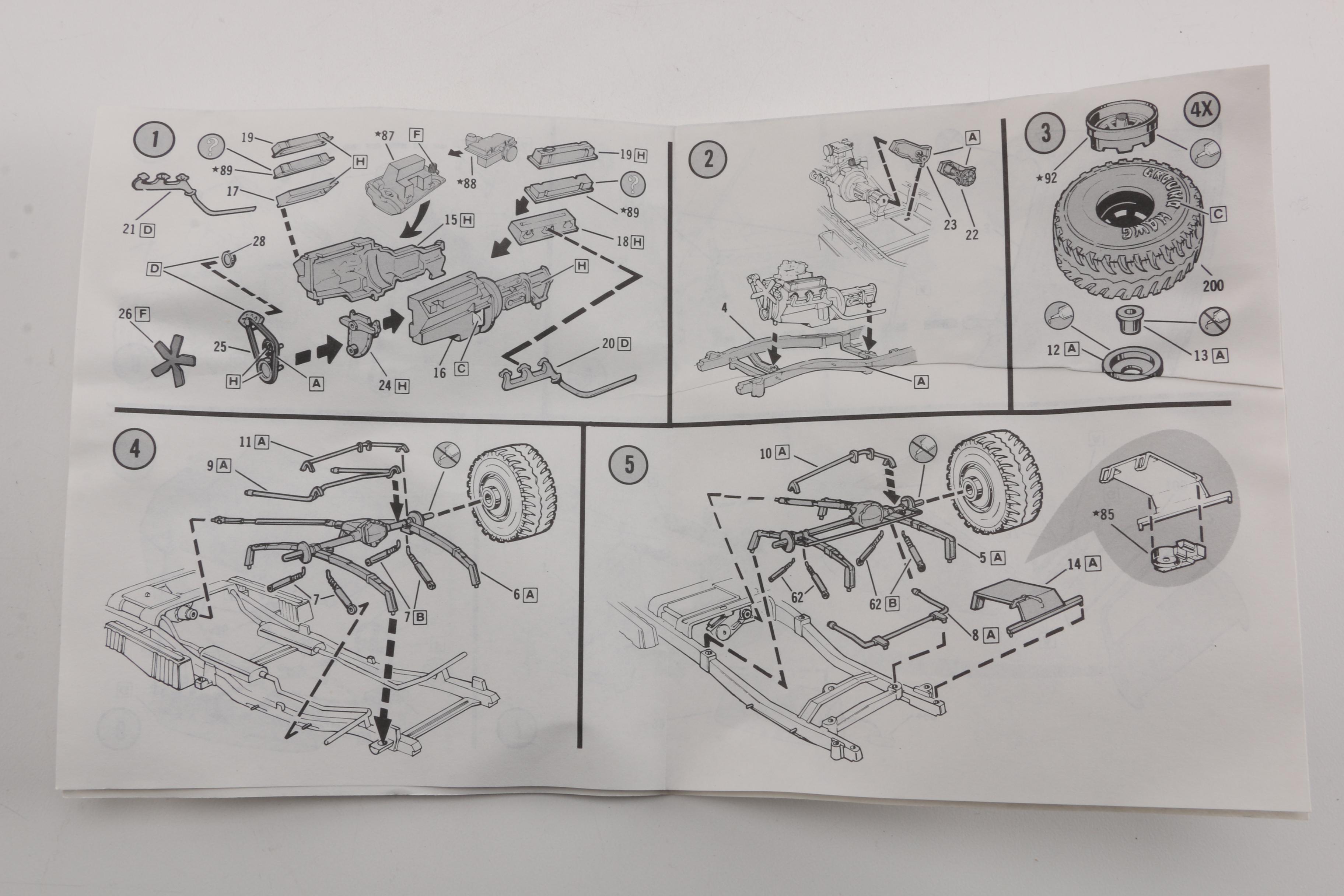 Monogram GMC Jimmy High Roller Truck 1/24 Model Scale Kit