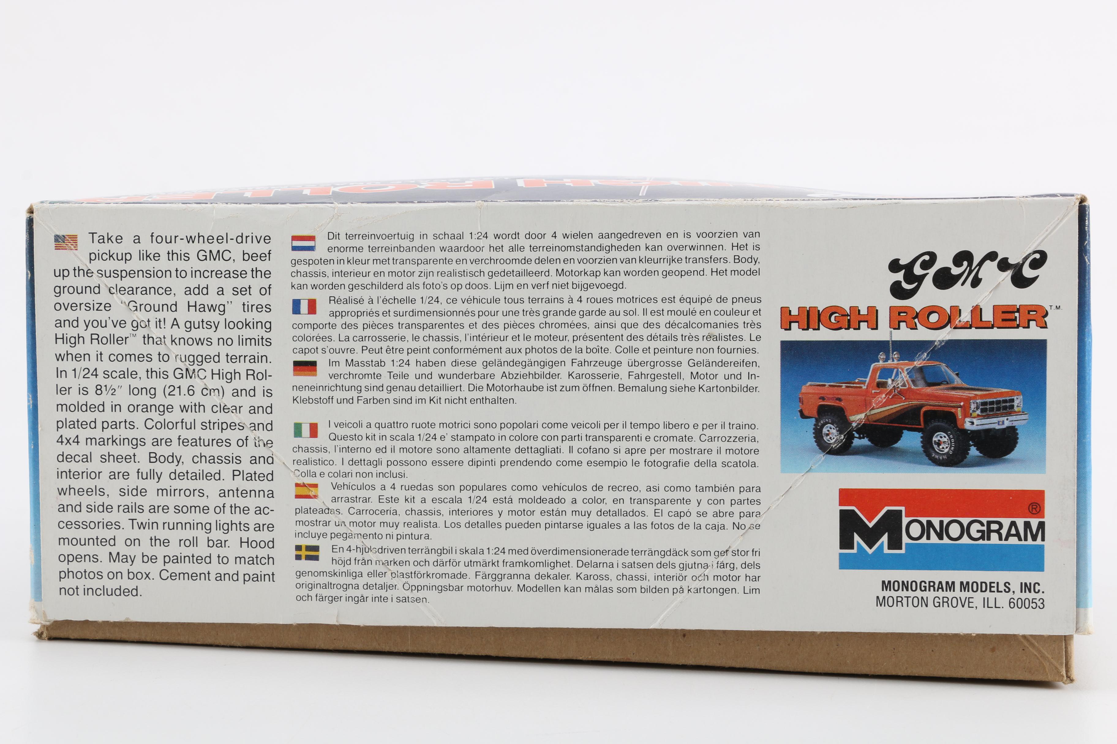 Monogram GMC Jimmy High Roller Truck 1/24 Model Scale Kit