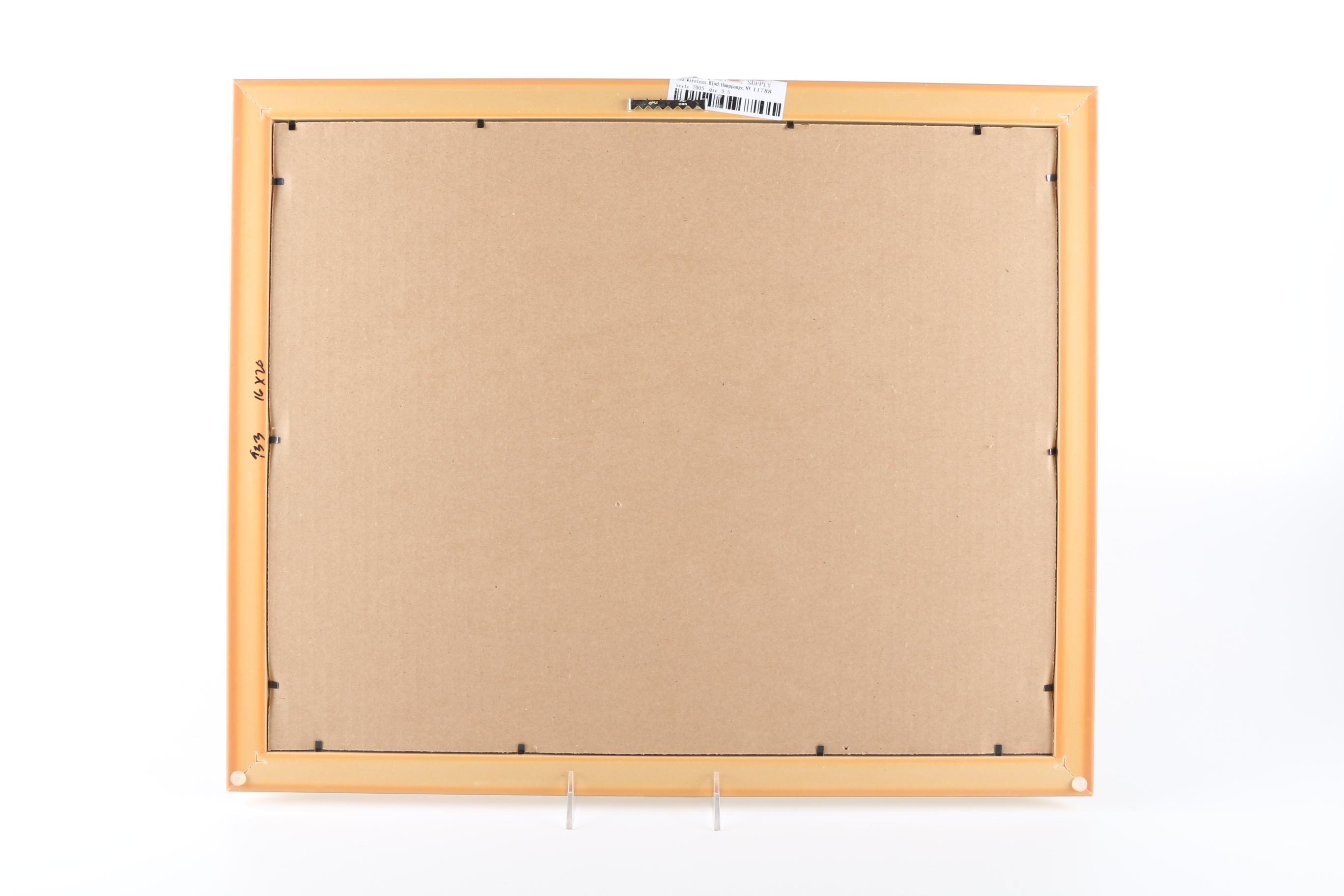 Framed Lithograph Map of U.S.A. in Early 1800s