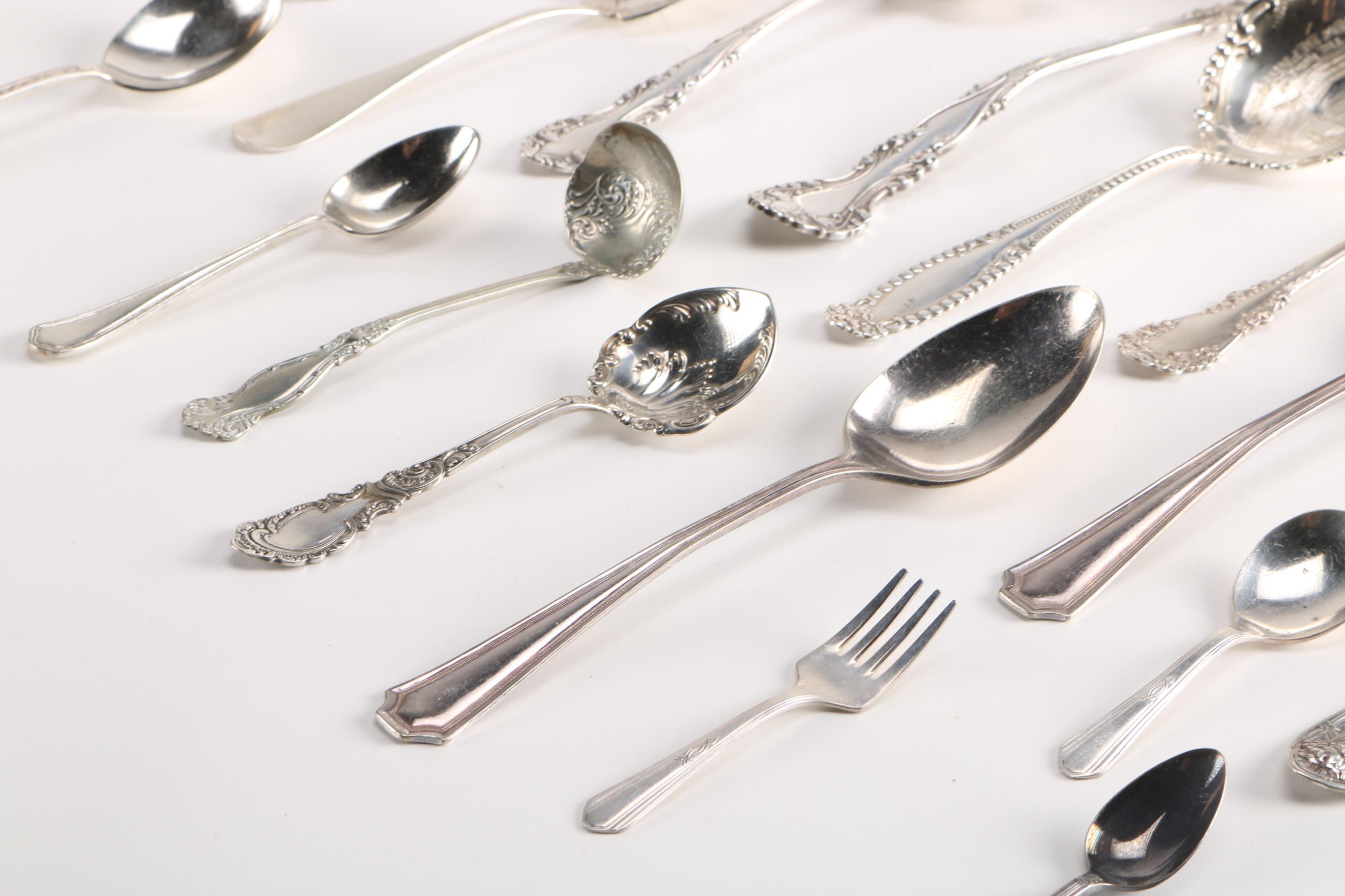Silver-Plated Flatware Featuring Rogers