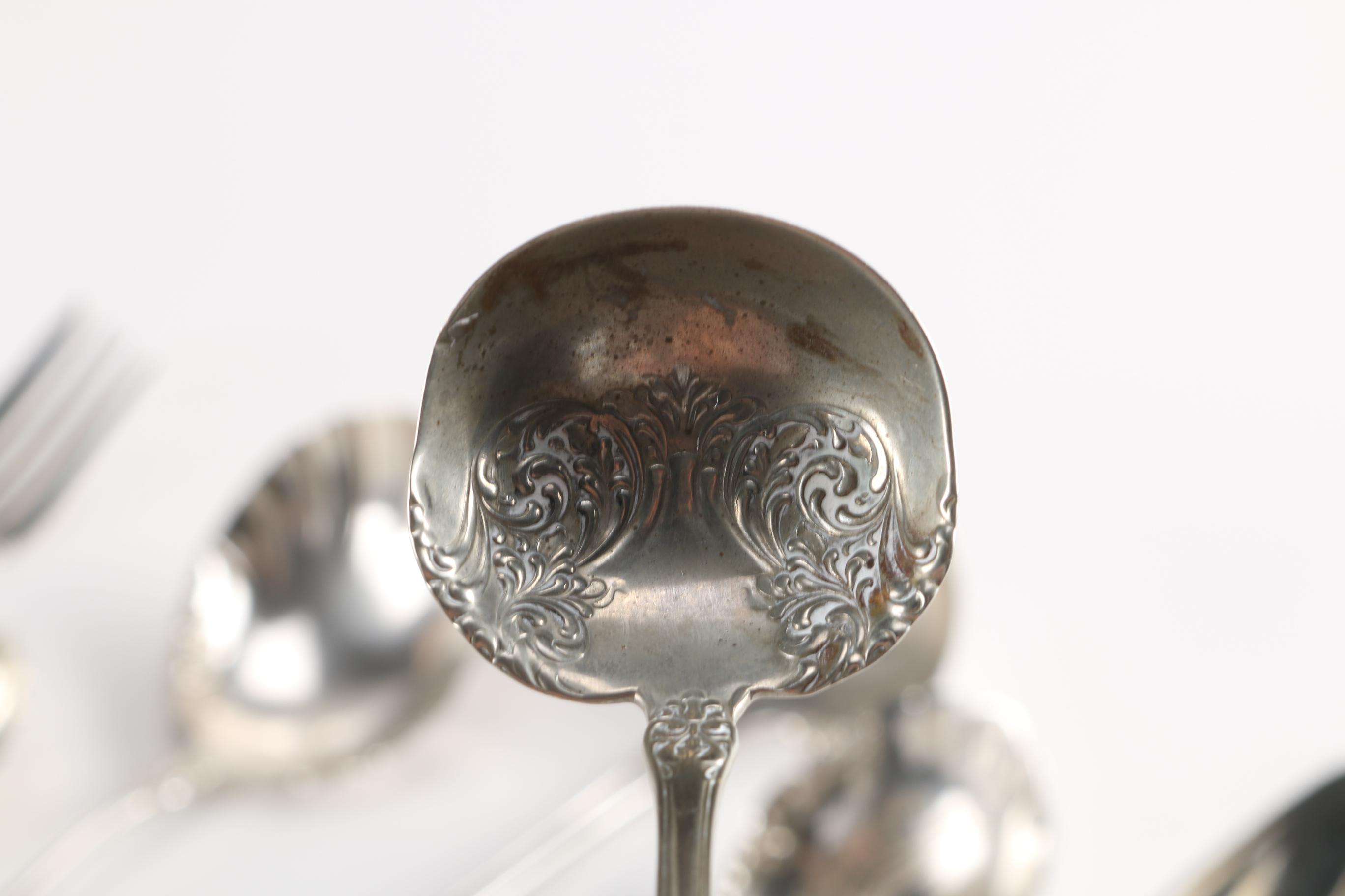 Silver-Plated Flatware Featuring Rogers