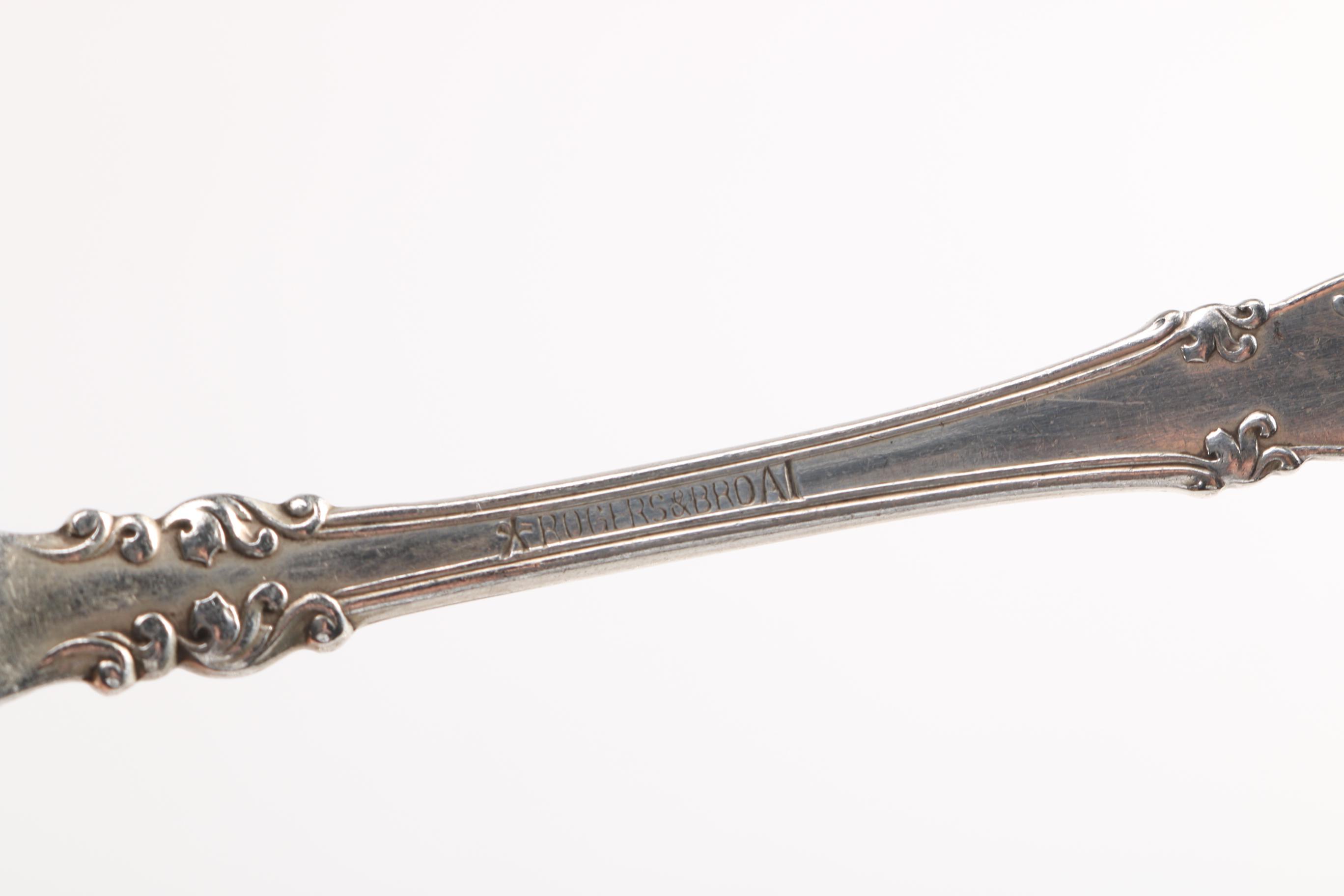 Silver-Plated Flatware Featuring Rogers