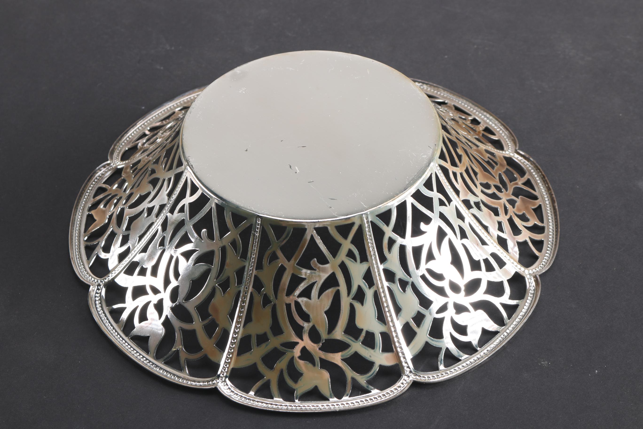 Serving Bowls Including Silver Plate