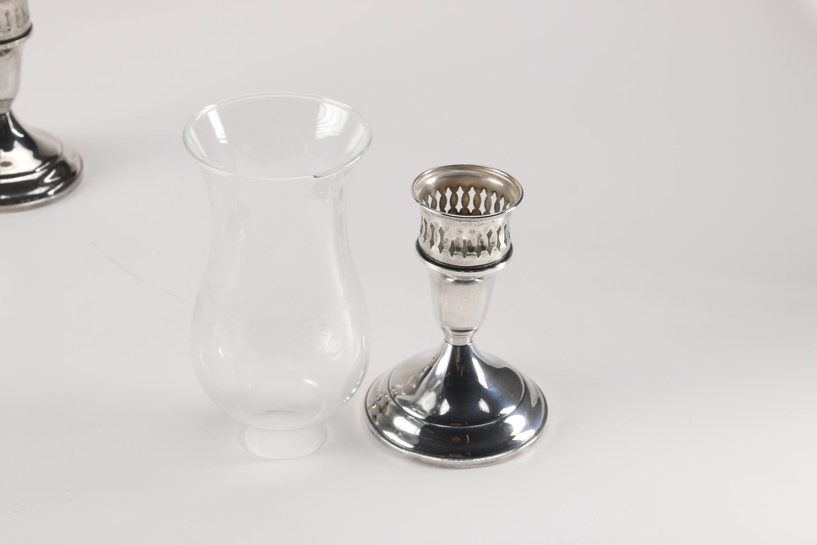 Weighted Sterling Silver Decor and Candelabra Featuring Gorham