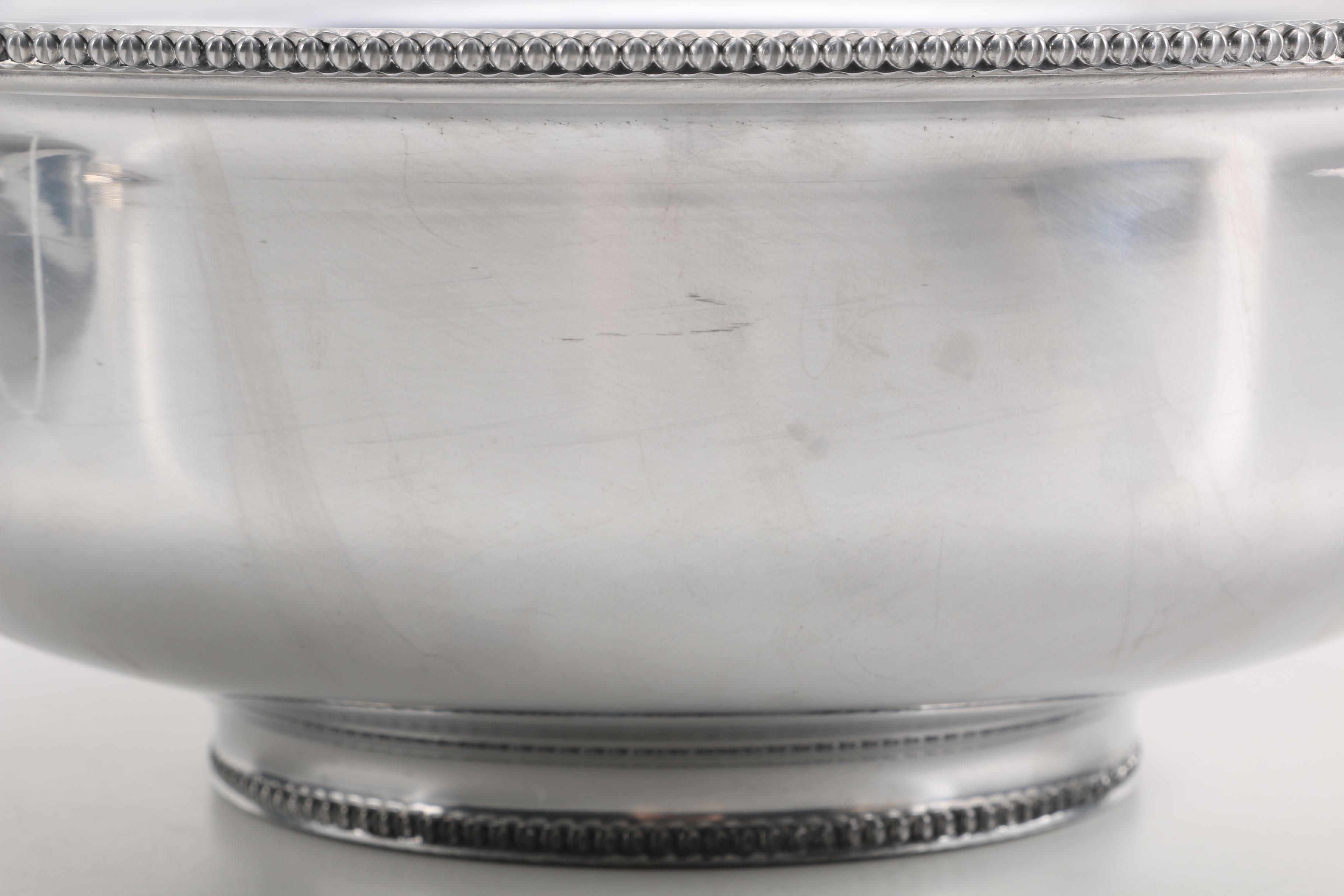 Sheffield Silver Co. Silver Plate Porringer With Aluminum Bowl