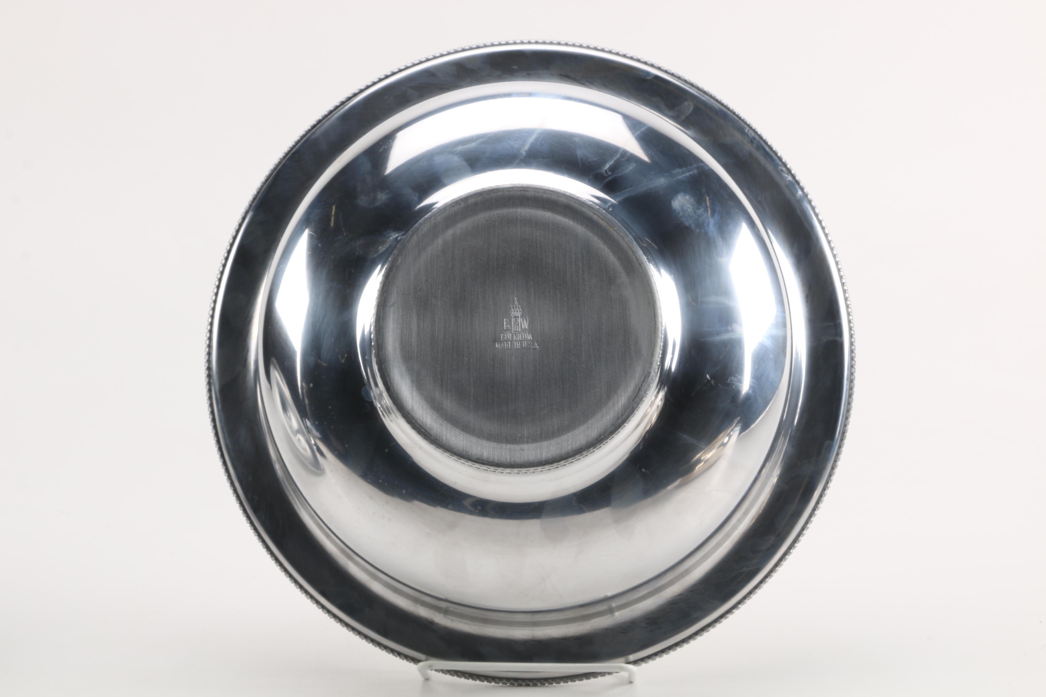 Sheffield Silver Co. Silver Plate Porringer With Aluminum Bowl