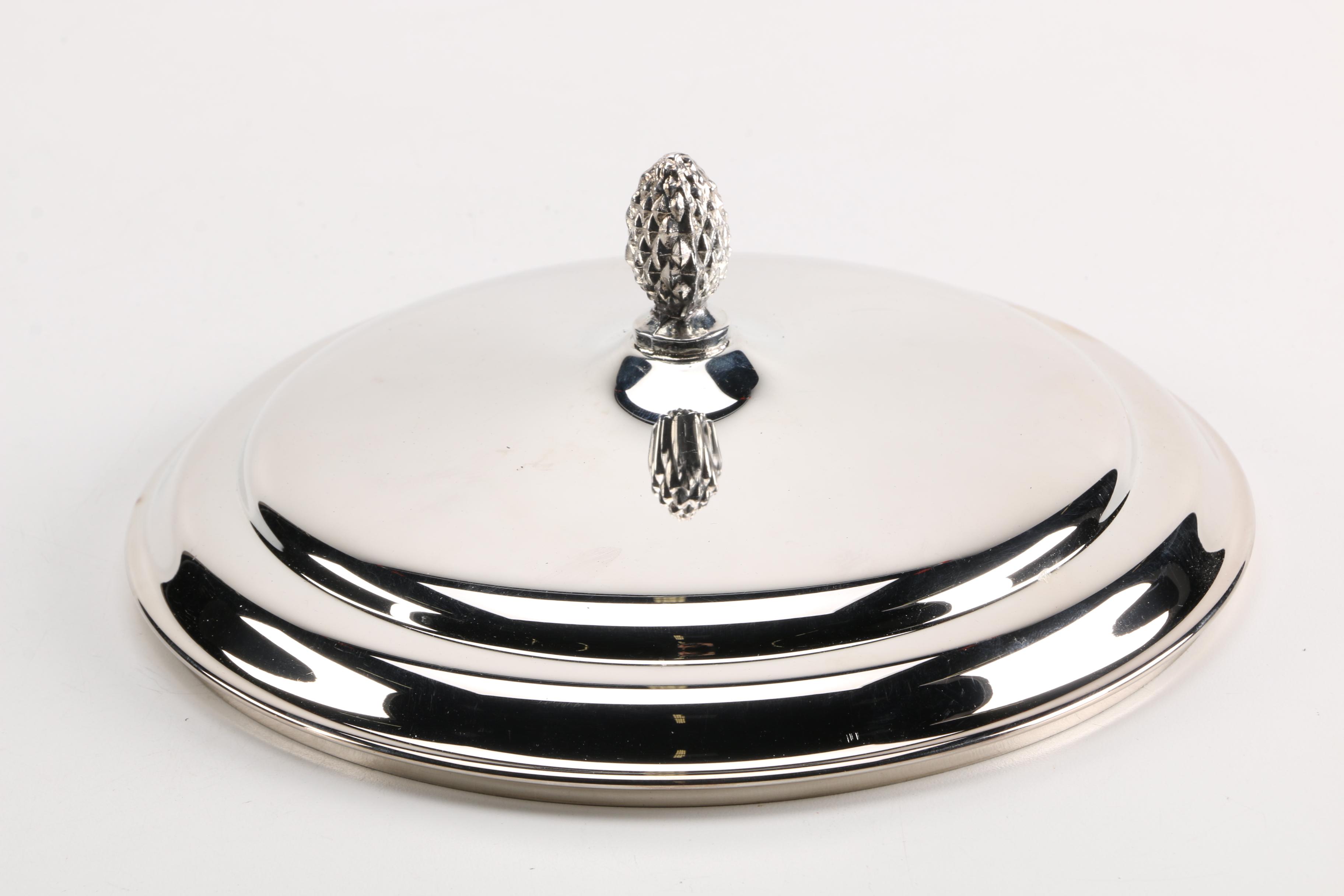 Sheffield Silver Co. Silver Plate Porringer With Aluminum Bowl