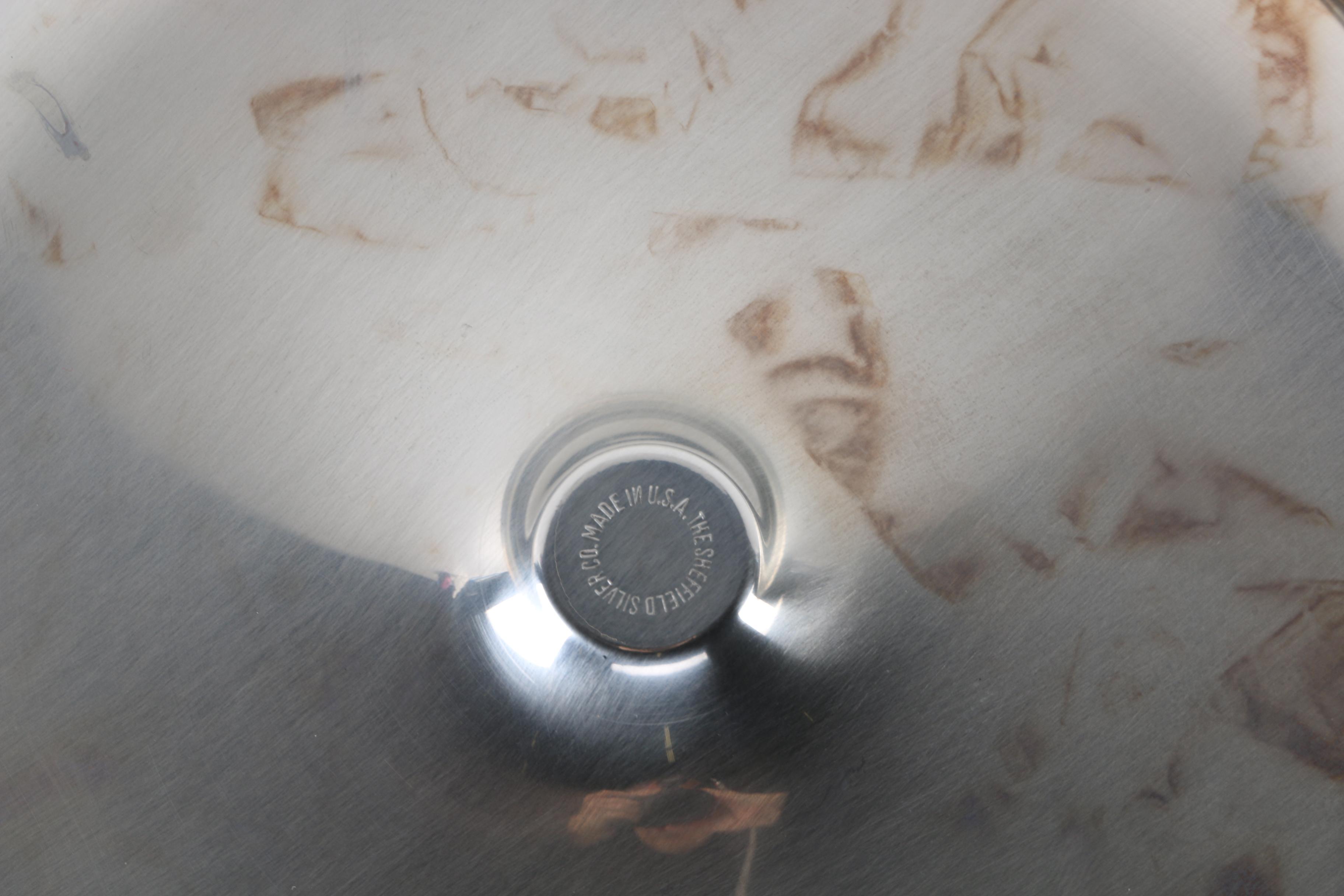 Sheffield Silver Co. Silver Plate Porringer With Aluminum Bowl