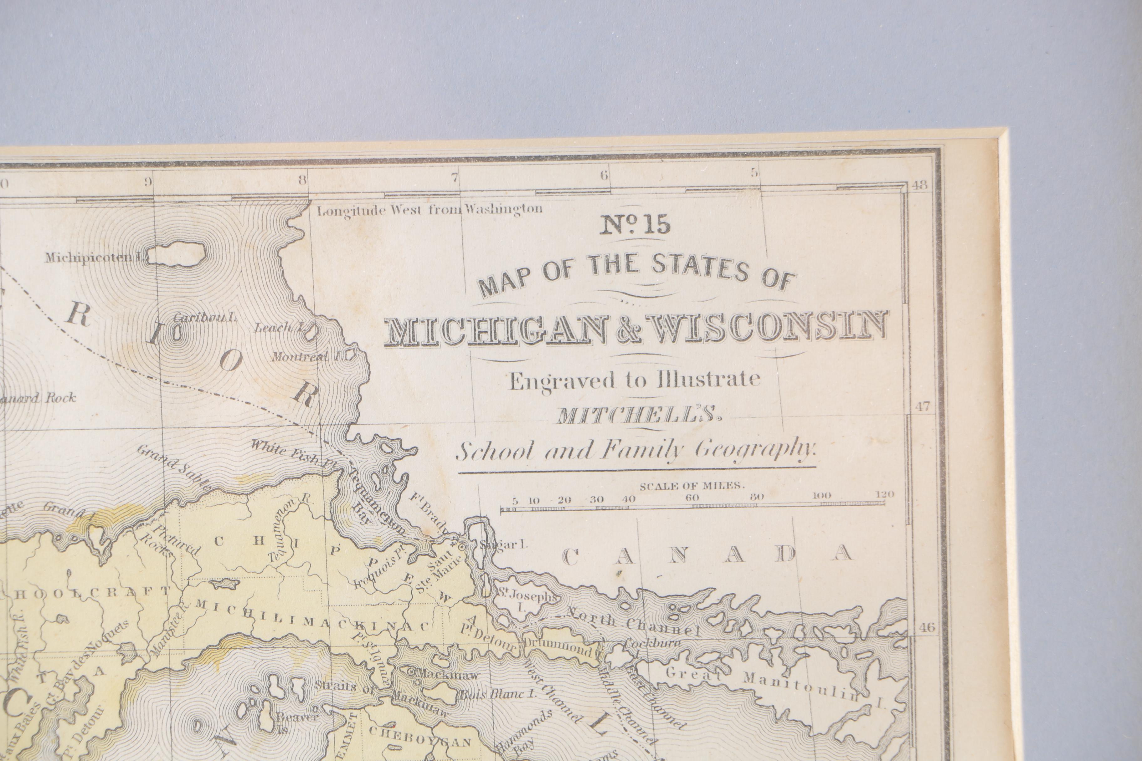 Maps of North America and Specific States in the Early 1800's