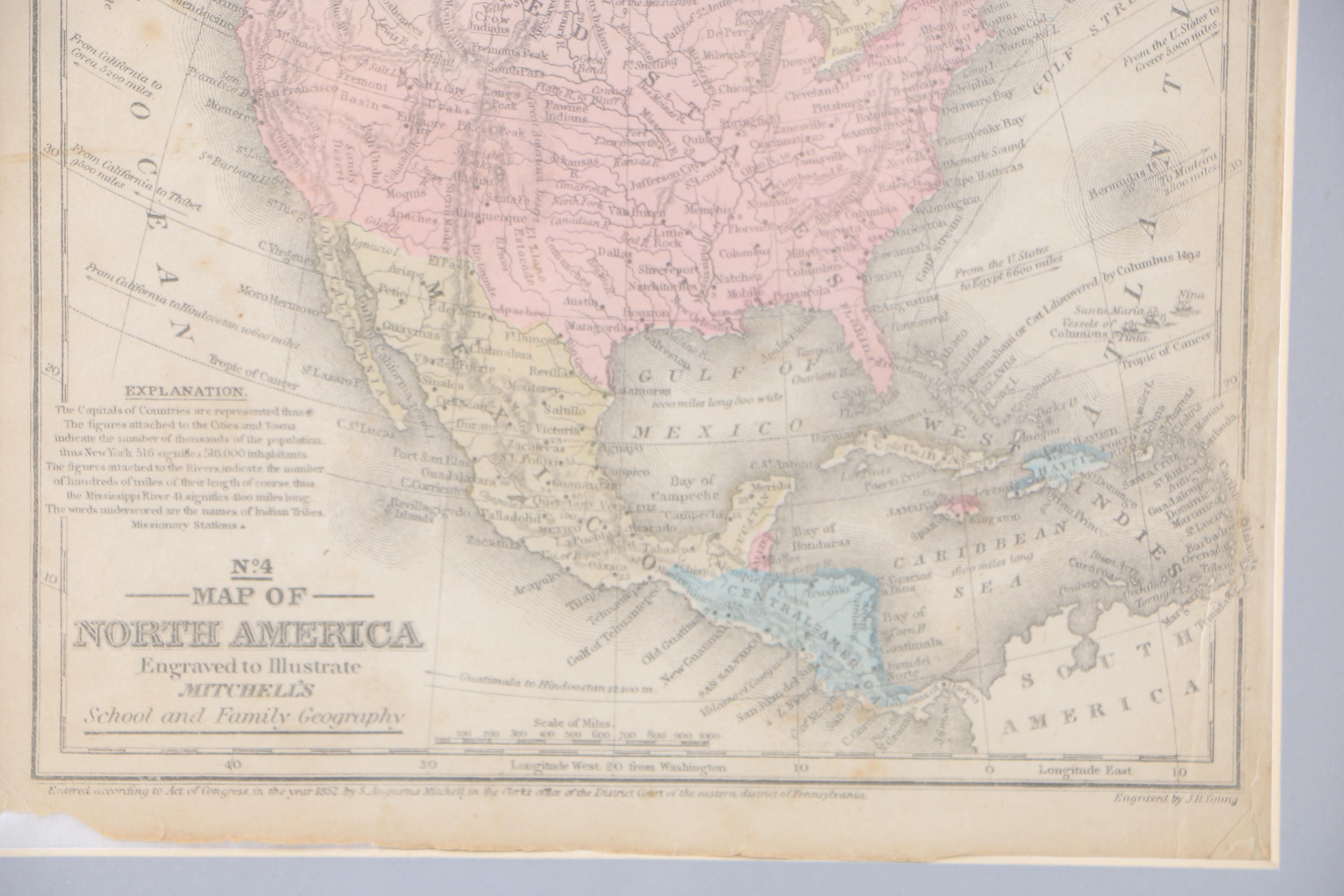 Maps of North America and Specific States in the Early 1800's