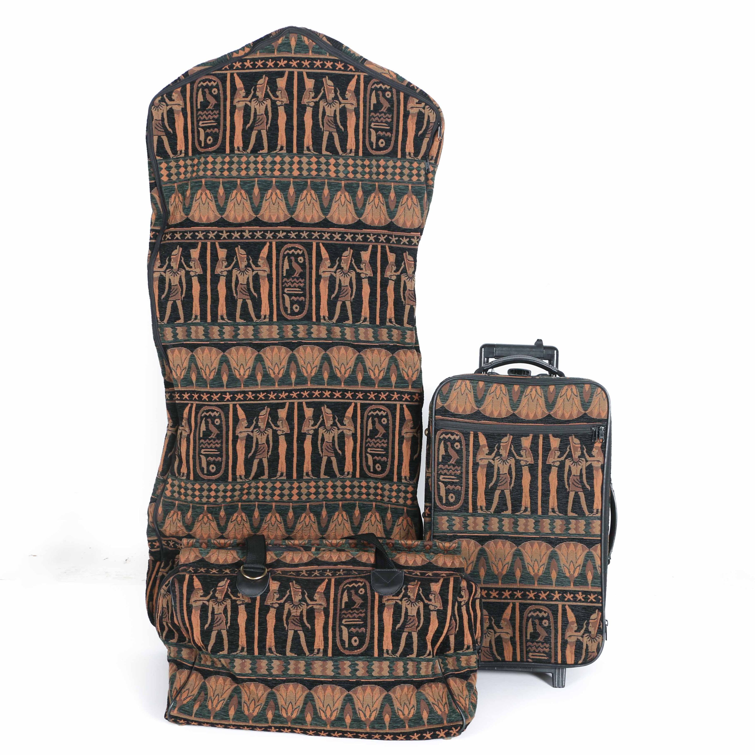 Egypt Themed Luggage Set