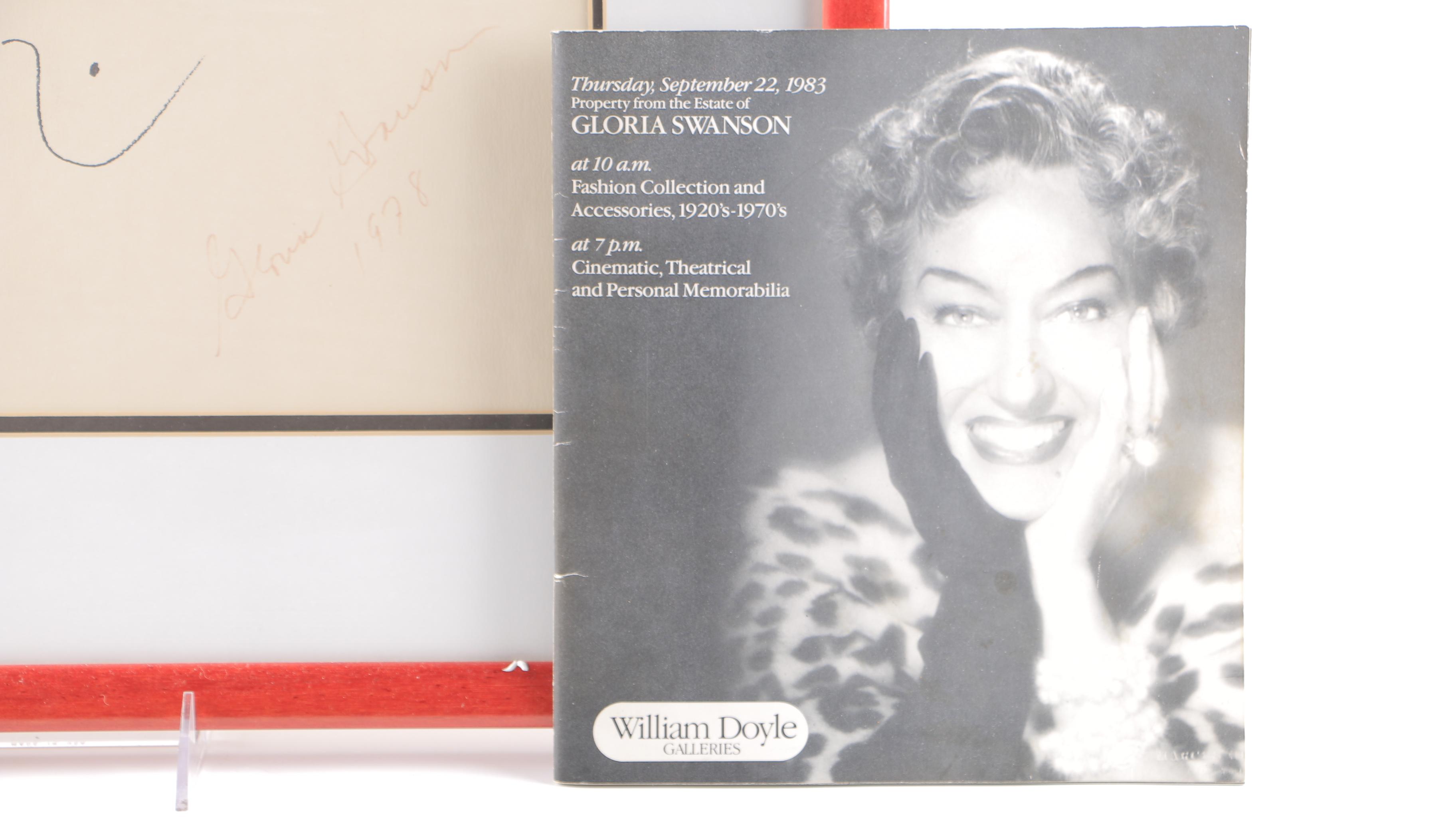 1978 Gloria Swanson Self Portrait Print