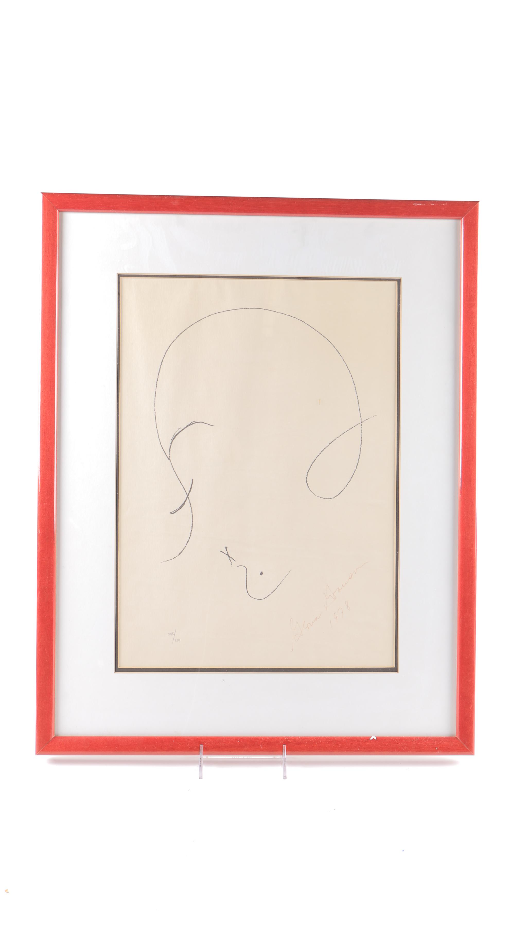 1978 Gloria Swanson Self Portrait Print