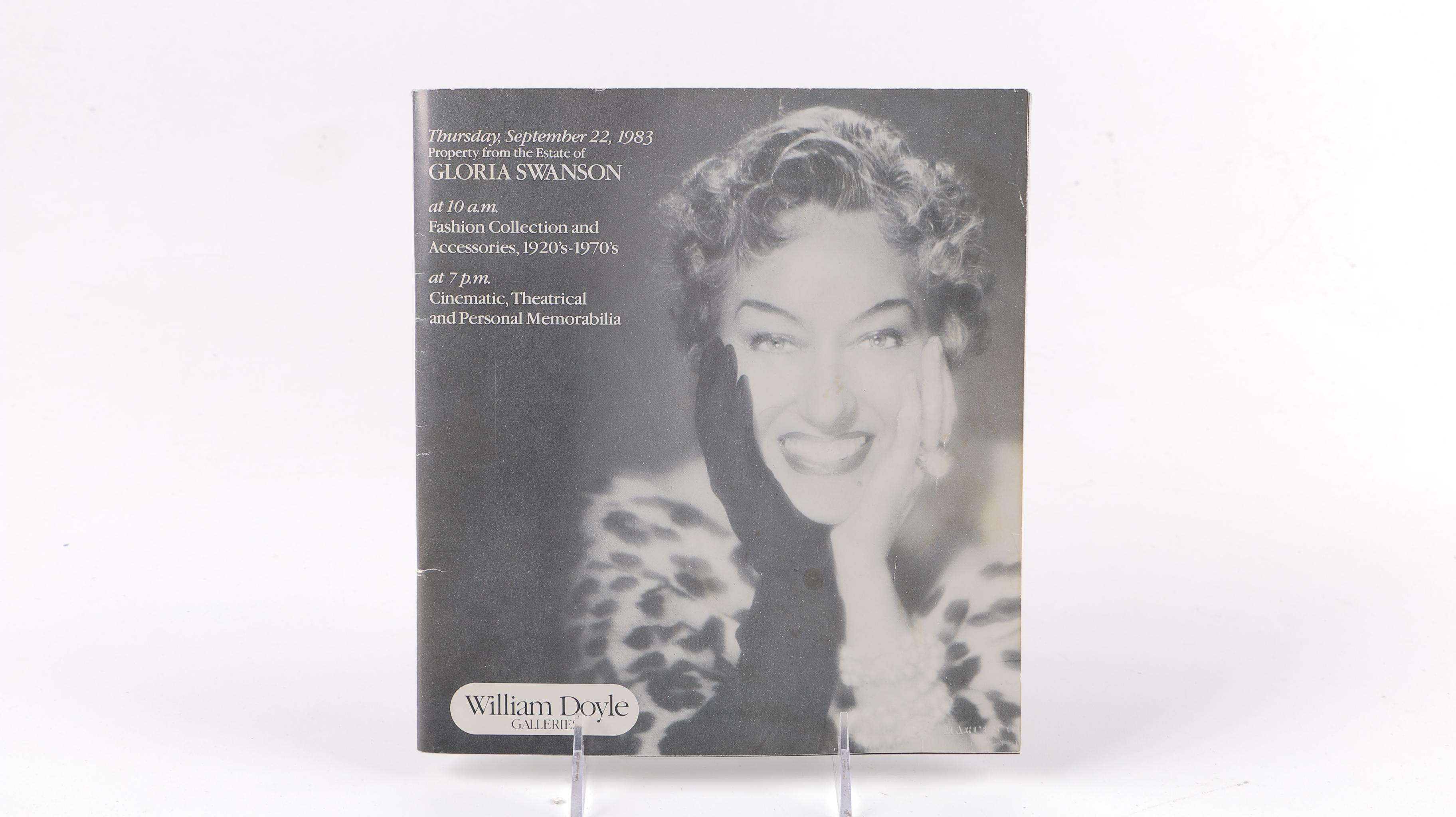 1978 Gloria Swanson Self Portrait Print