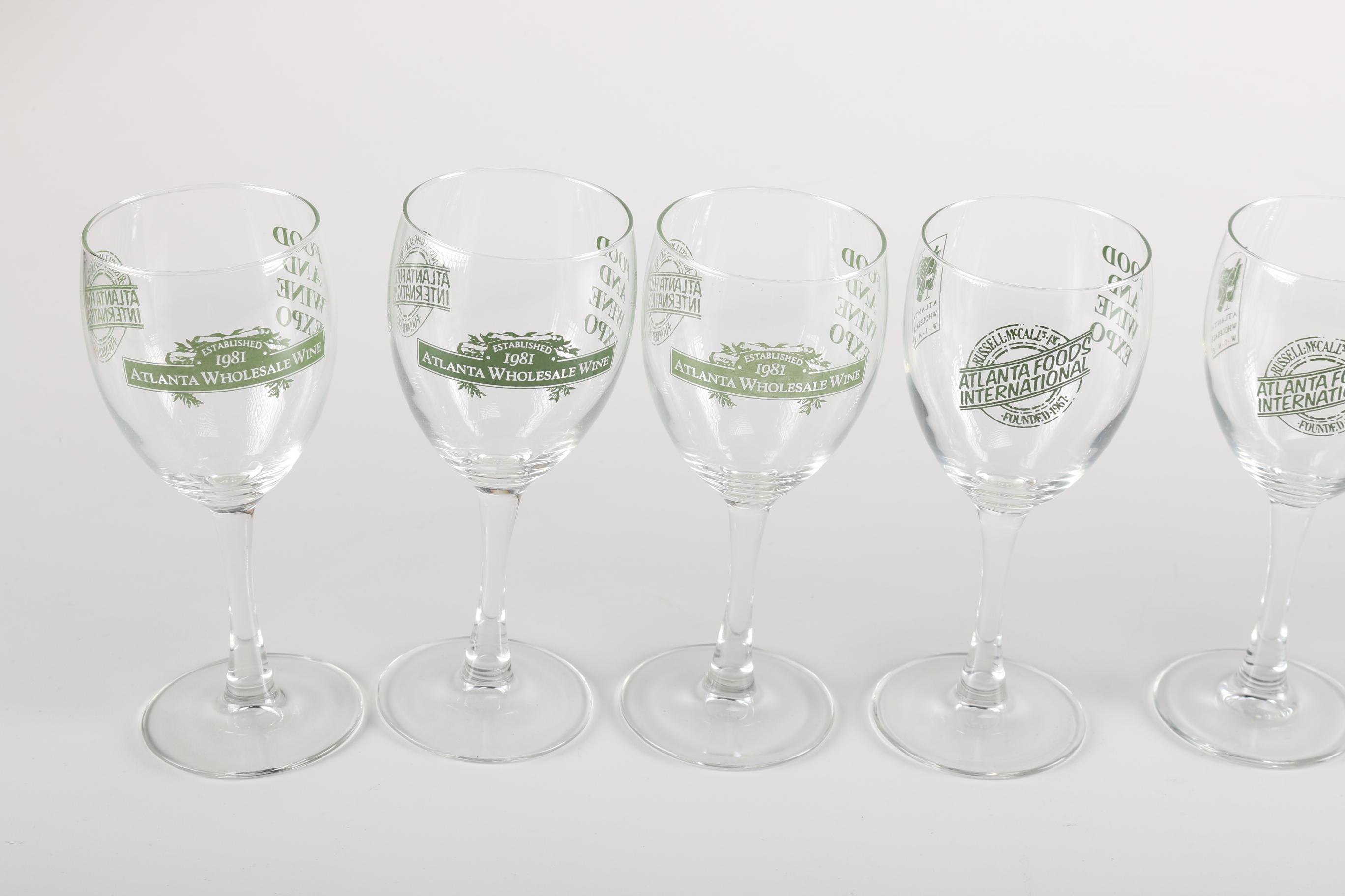 Glass Stemware Featuring Atlanta Foods International