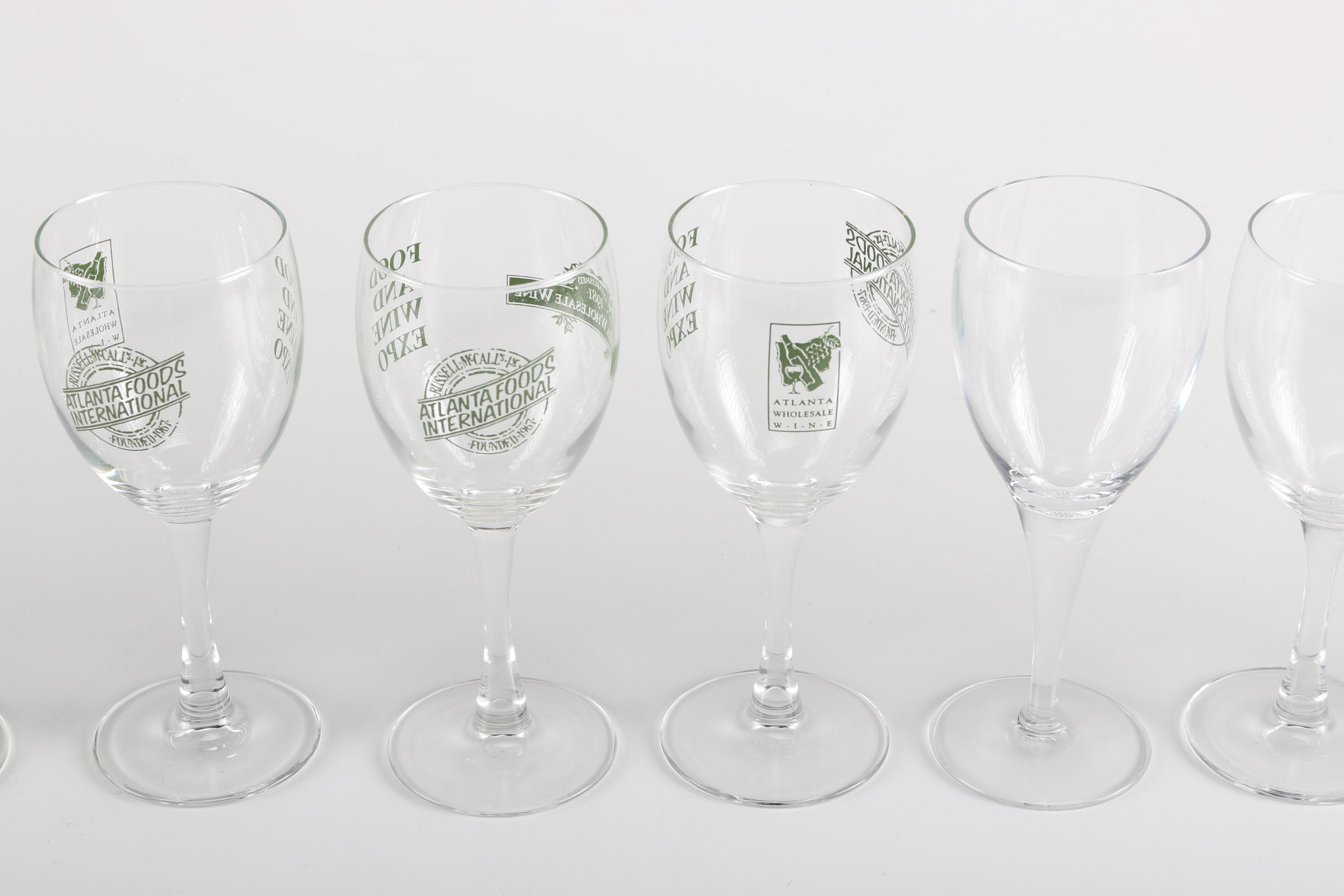 Glass Stemware Featuring Atlanta Foods International