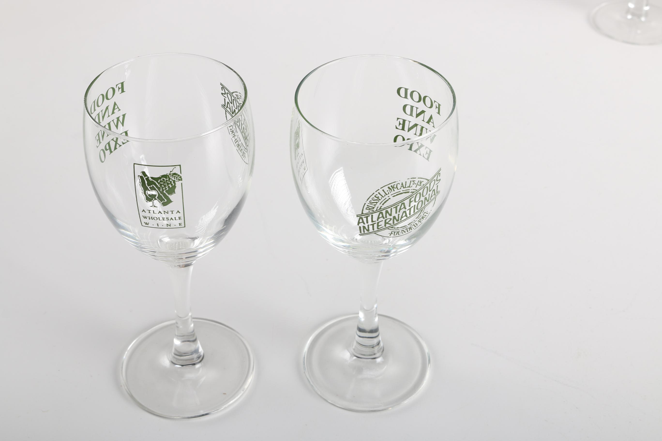 Glass Stemware Featuring Atlanta Foods International