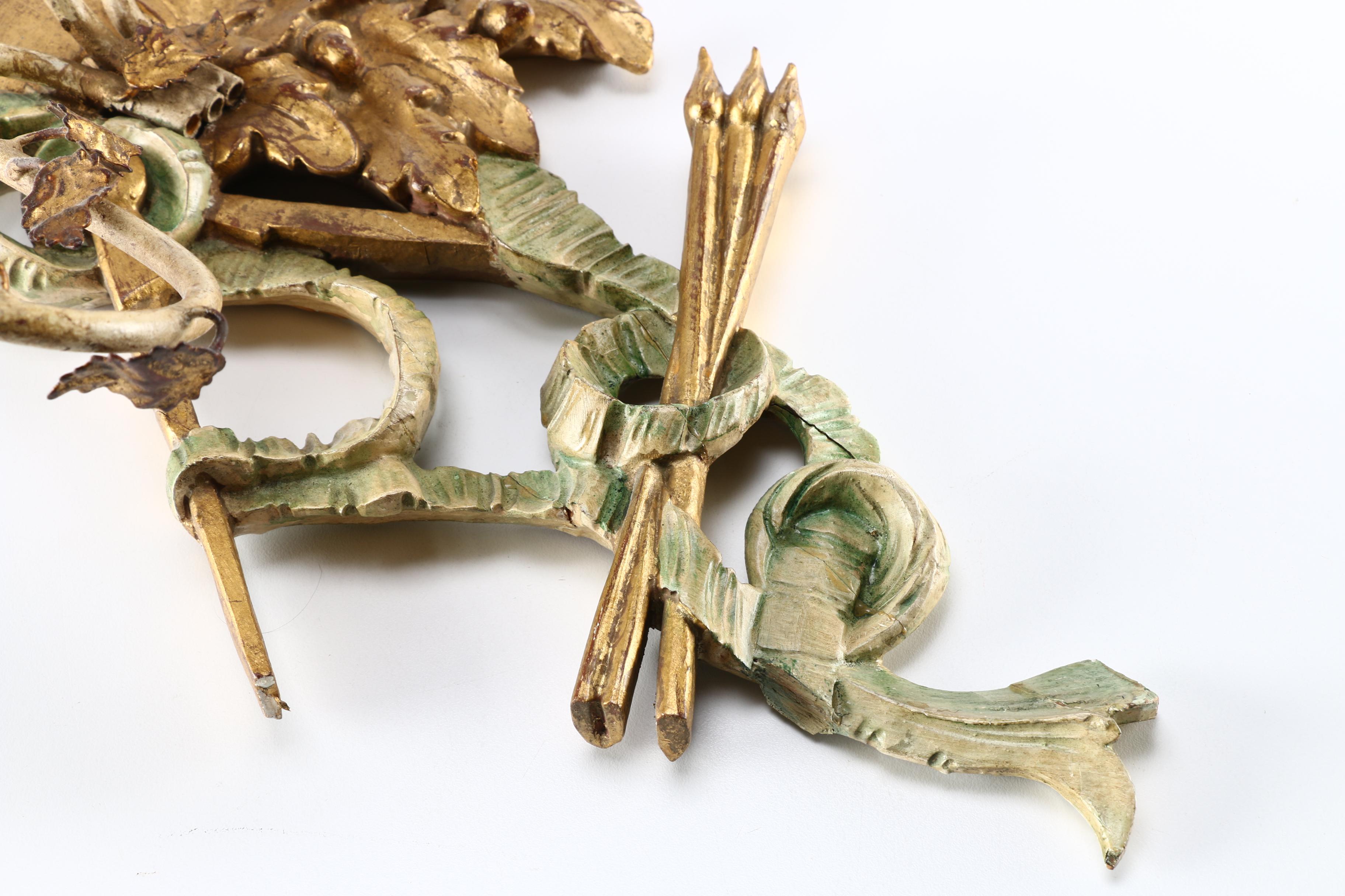 Louis XV Candelabra Wall Sconce With Artist Motifs