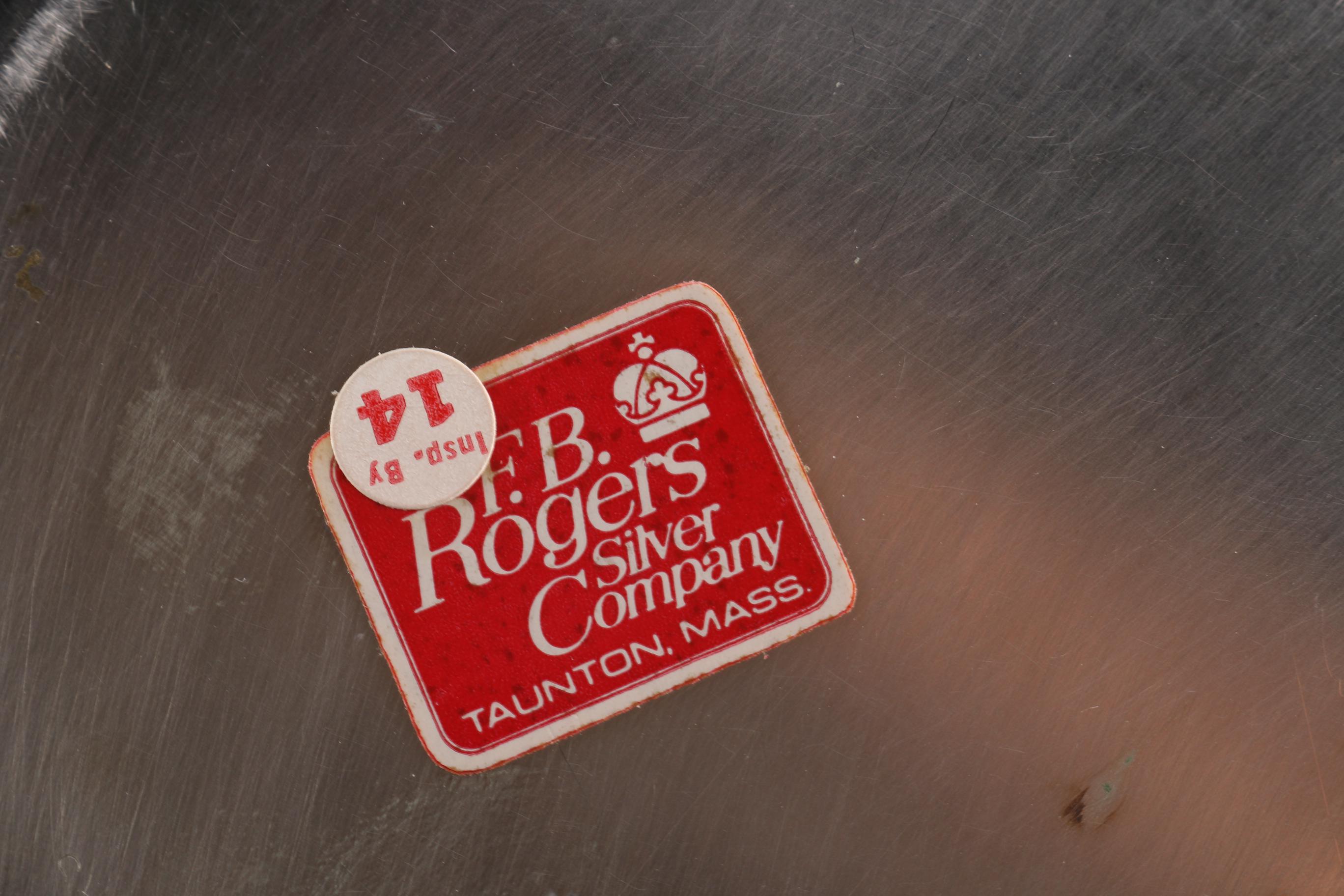 Silver-Plated Serving Bowls Including F.B. Rogers
