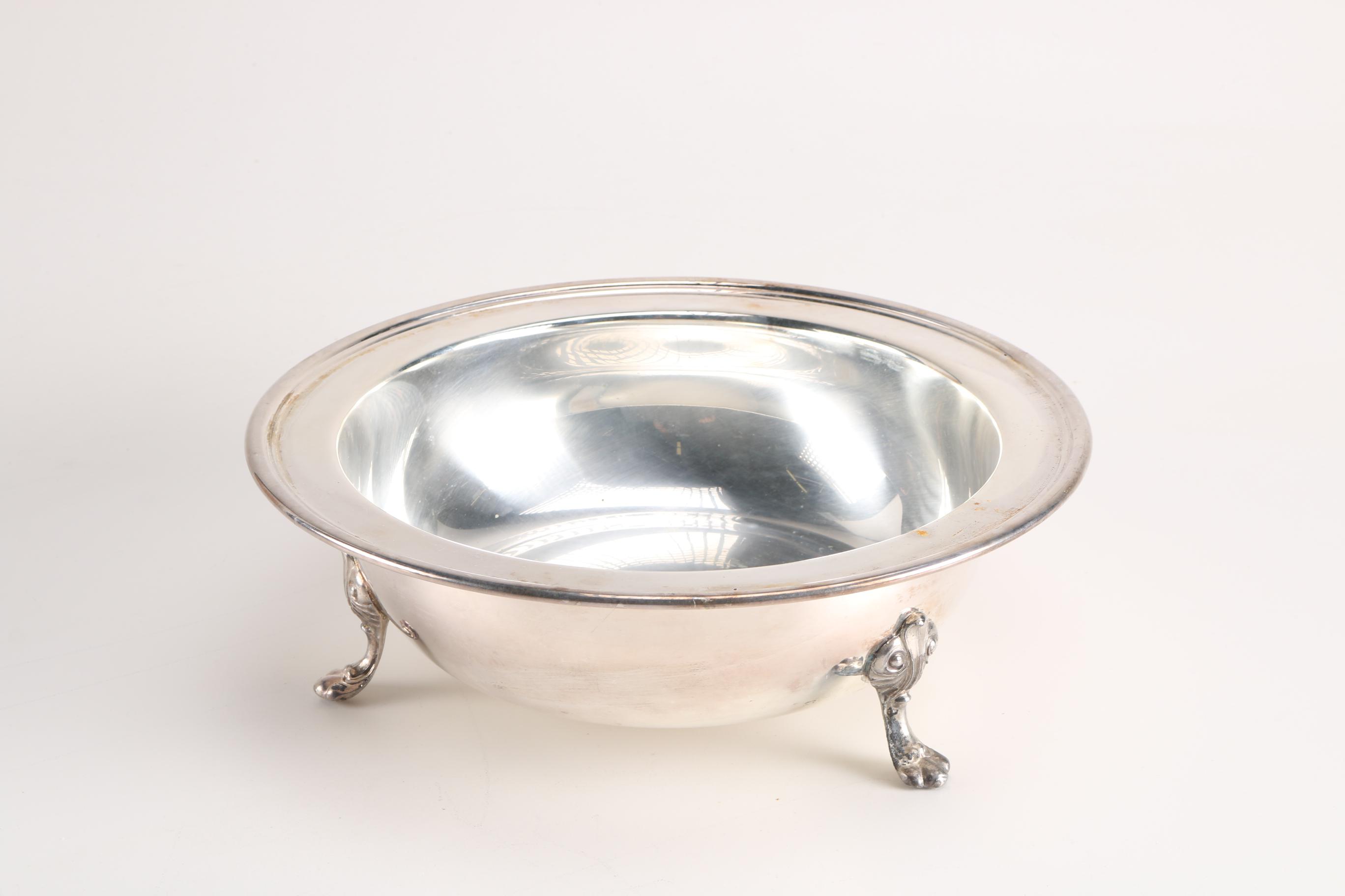 Silver-Plated Serving Bowls Including F.B. Rogers