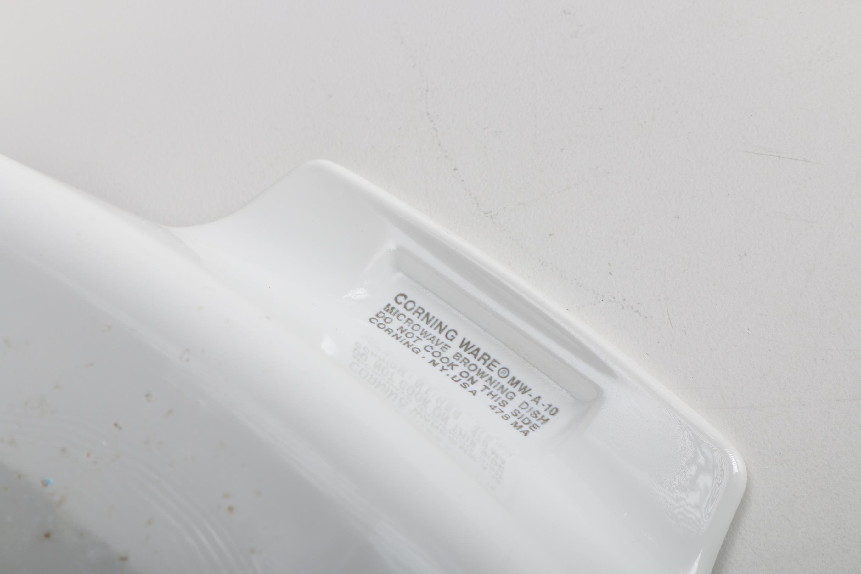 CorningWare Microwave Browning Dish and Ivy Casserole