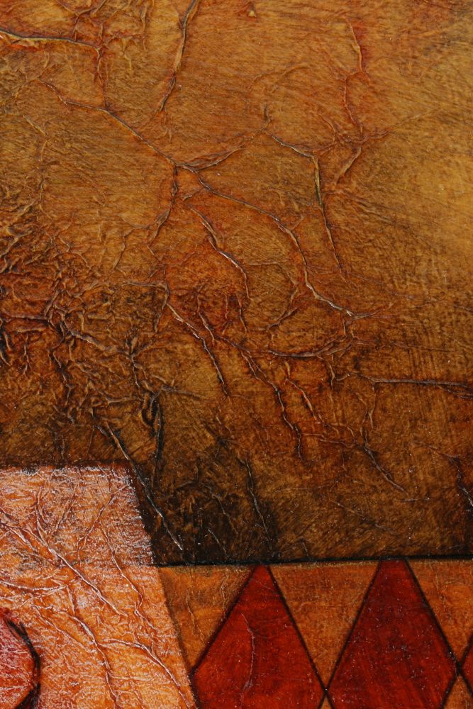 Mary Kreuziger Mixed Media on Paper "La Fruta Amigas III" and "La Fruta Amigas VI"