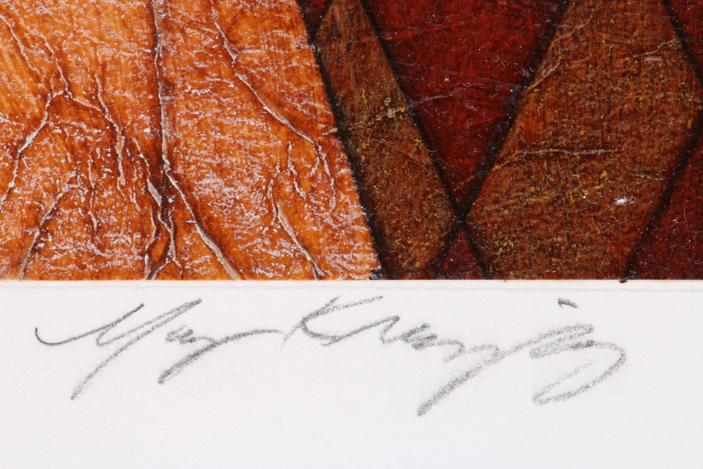 Mary Kreuziger Mixed Media on Paper "La Fruta Amigas III" and "La Fruta Amigas VI"