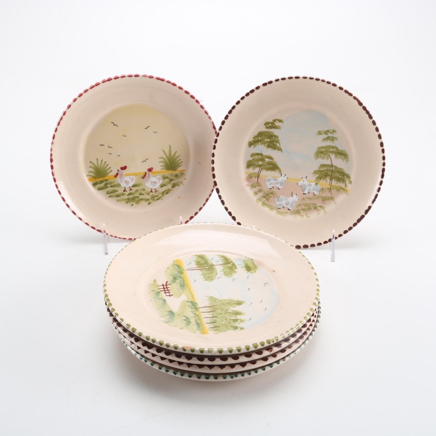 Selection of Hand-Painted Plates