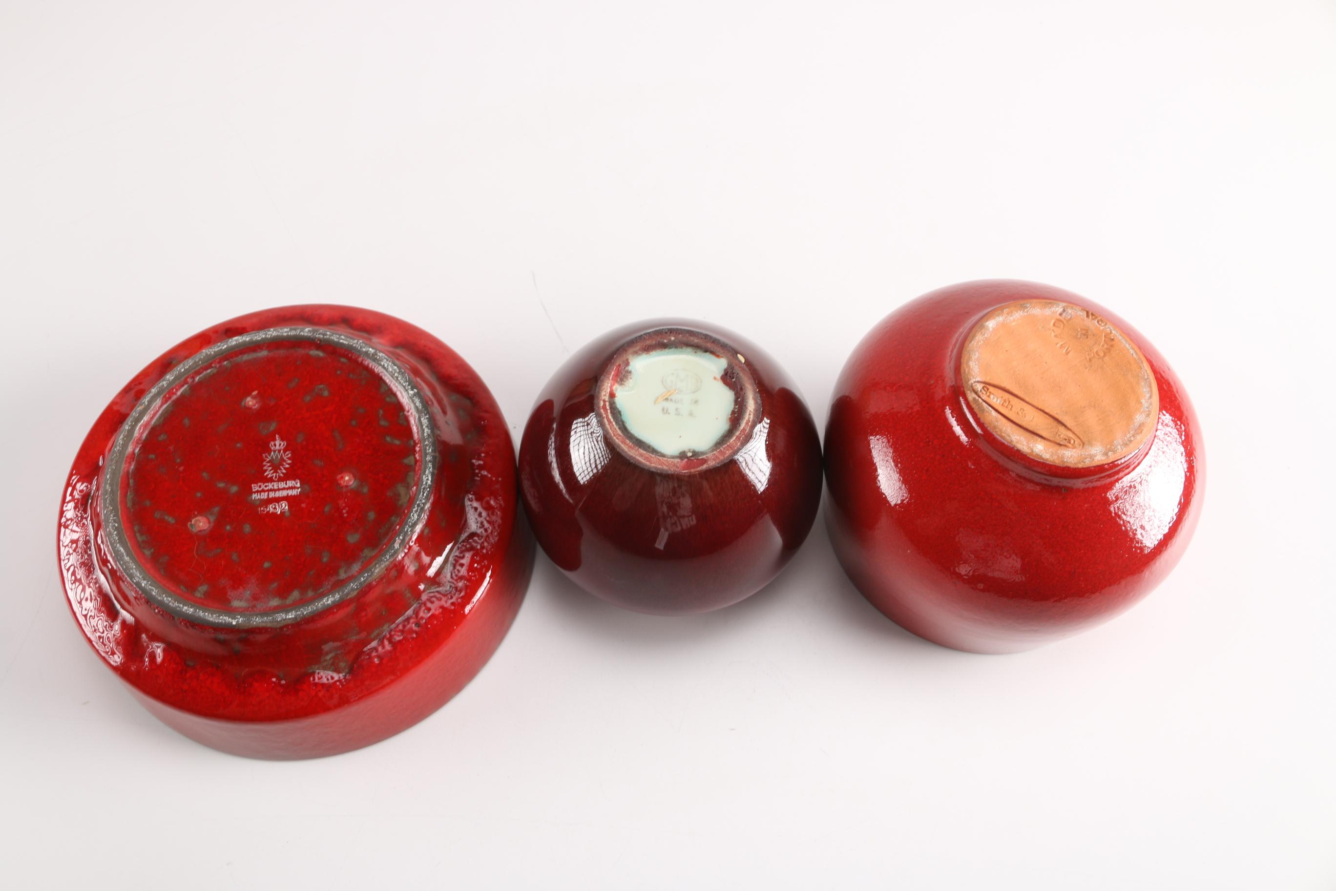 Bockeburg and Additional Red Glazed Pottery