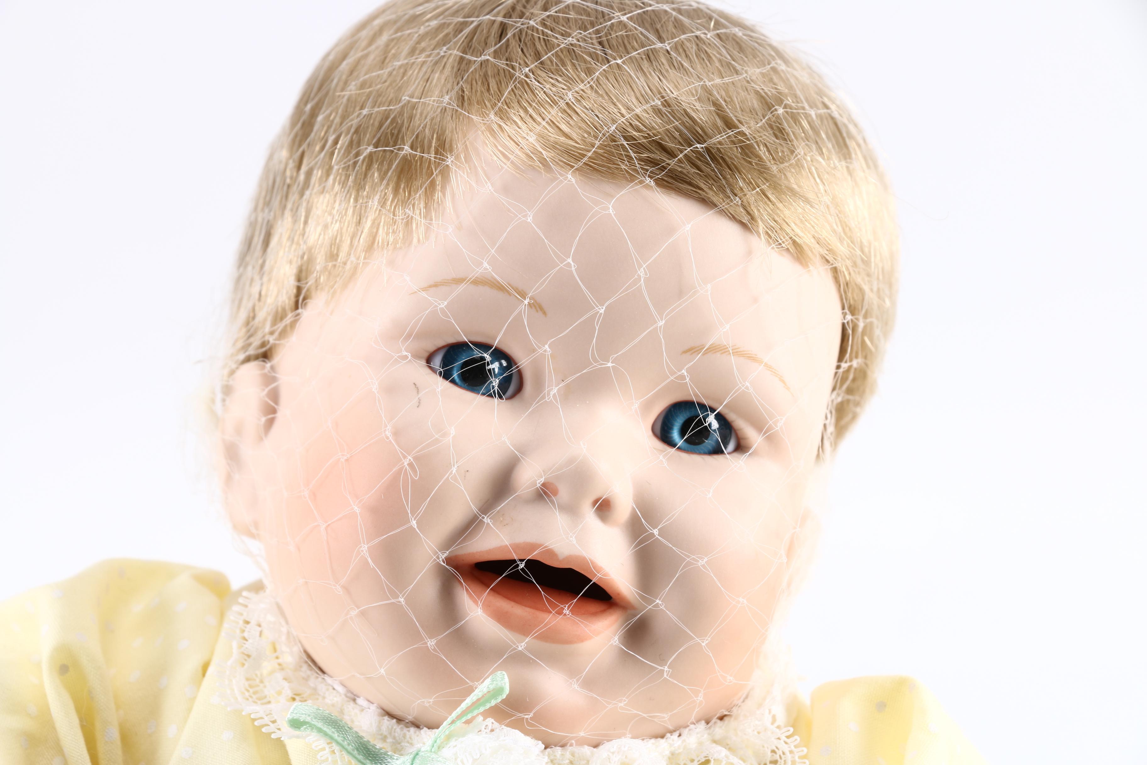 Knowles  Porcelain Dolls Featuring "Goldilocks" and "Emily"